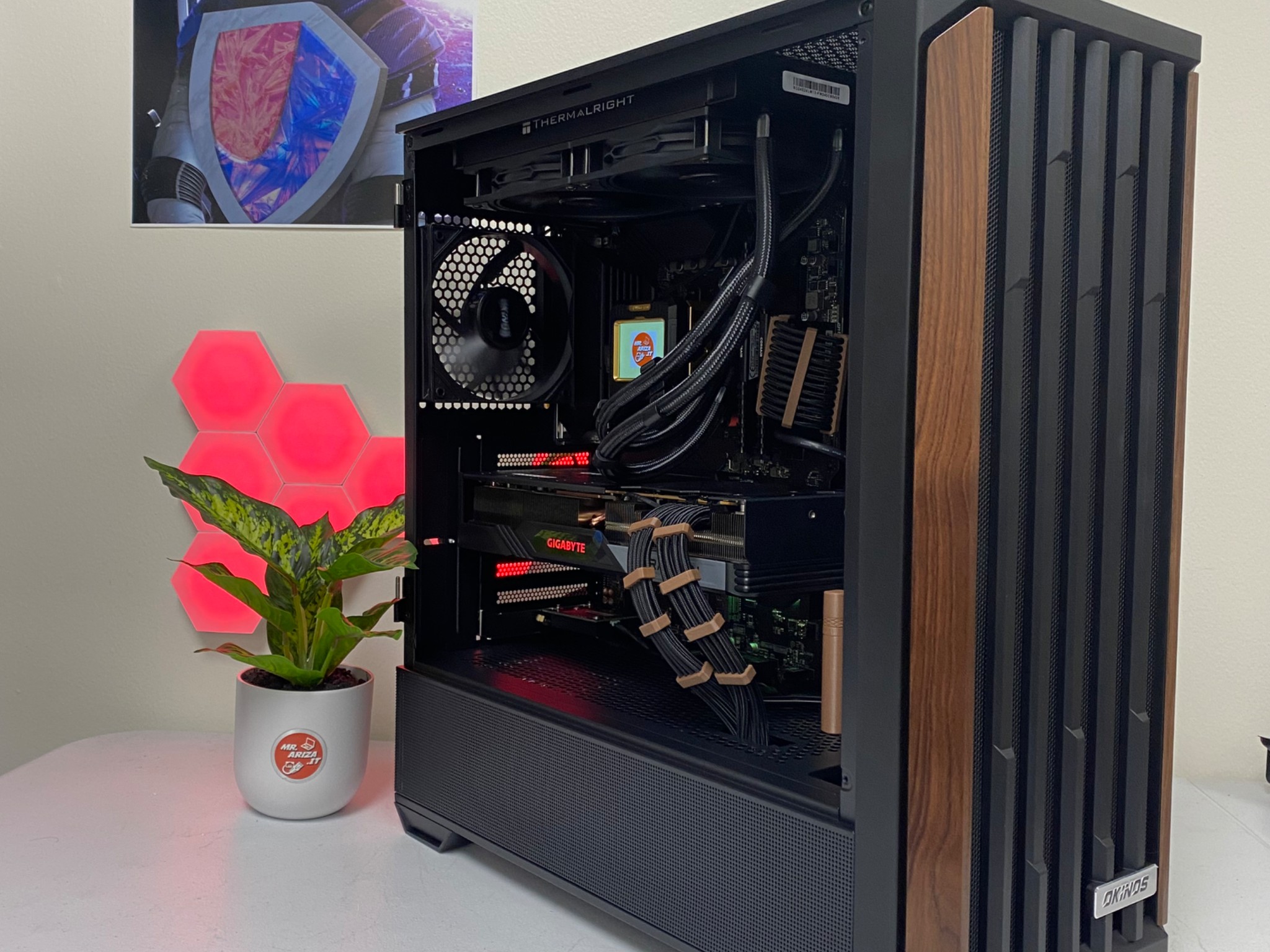 🖥️✨ The "Walnut Edge" Gaming PC - R5 5600T/32GB/1TB/RX7700XT