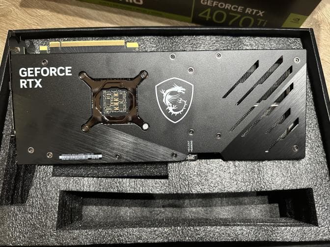 MSI GeForce RTX 4070 Ti Gaming X Trio [Black/Gray] [Like New]