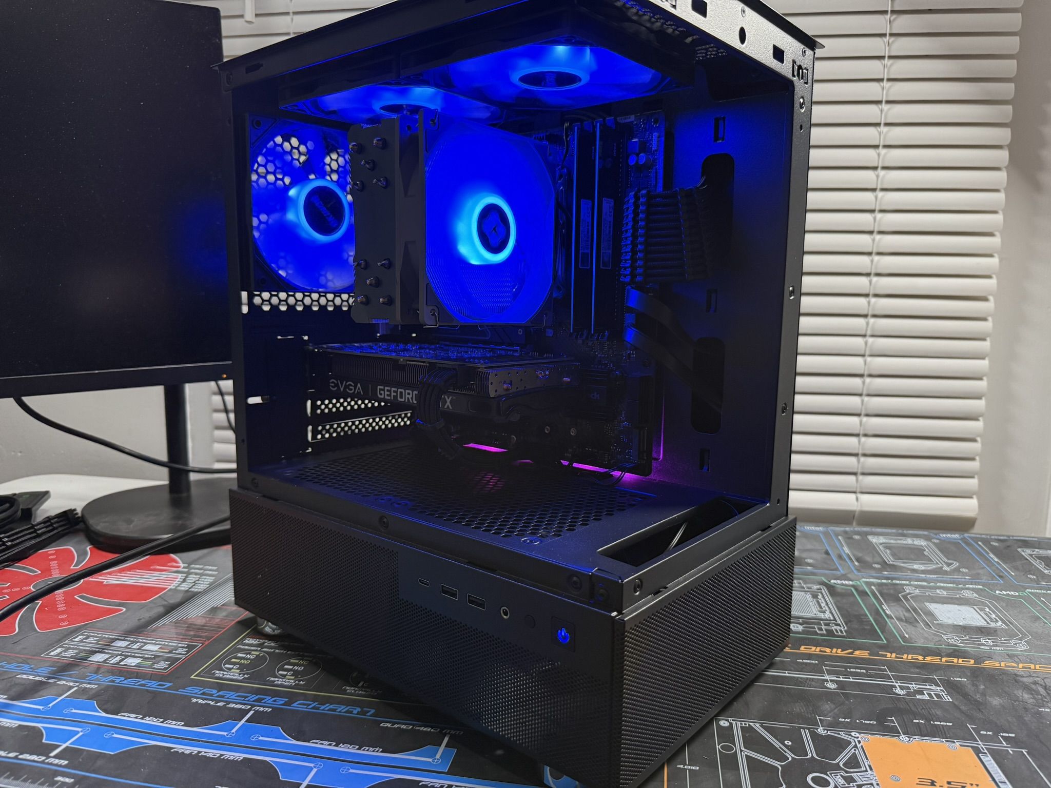 ♚Black Gaming PC | RYZEN 5 3600 | RTX 3060 12gb | 16GB RAM | 1TB M.2♚