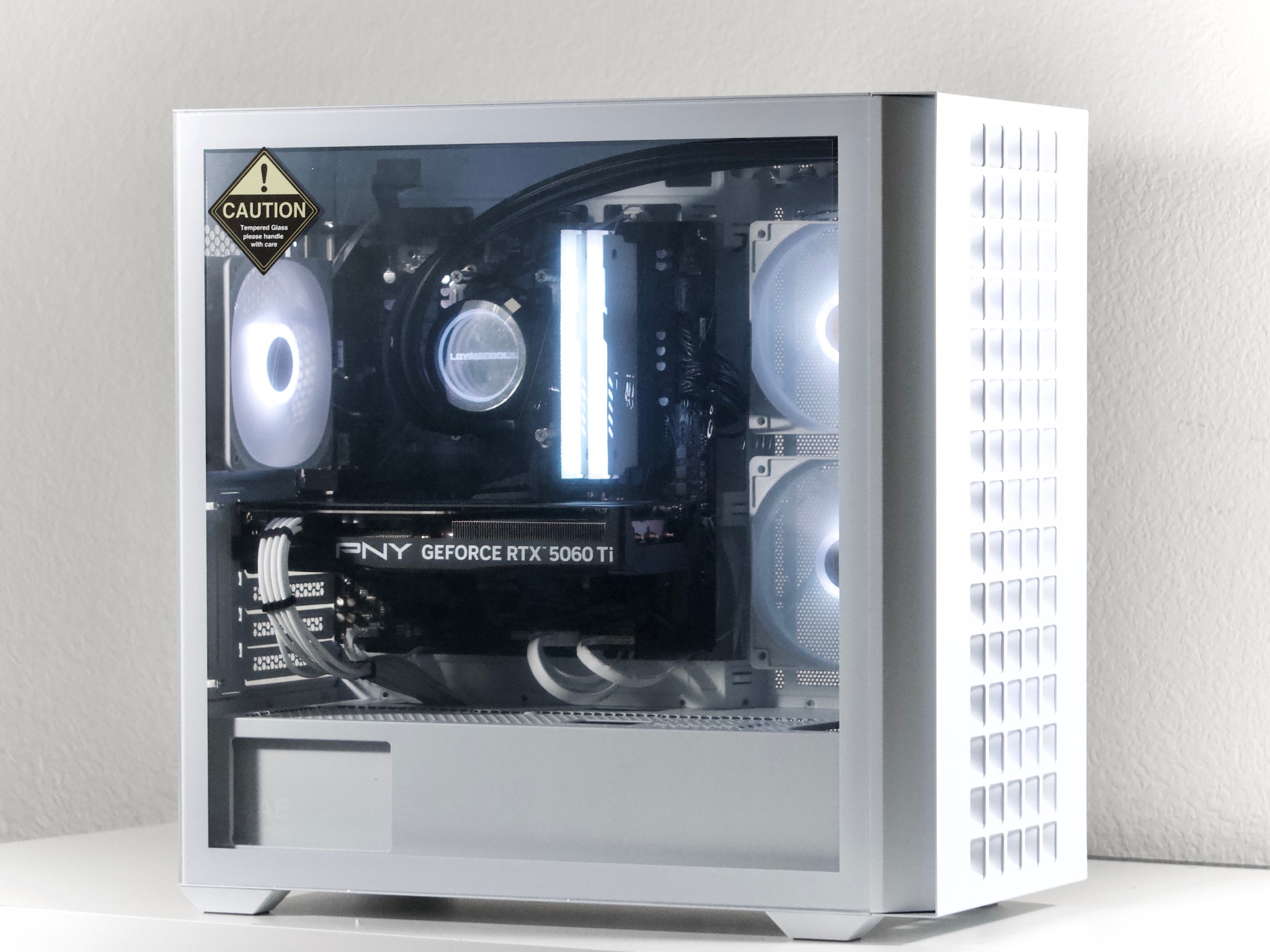 ⚪ Ryzen 7 5700 + RTX 5060 Ti 8GB | 16GB DDR4 | 1TB NVMe | WiFi/BT | 1440p Gaming PC | $1115.99
