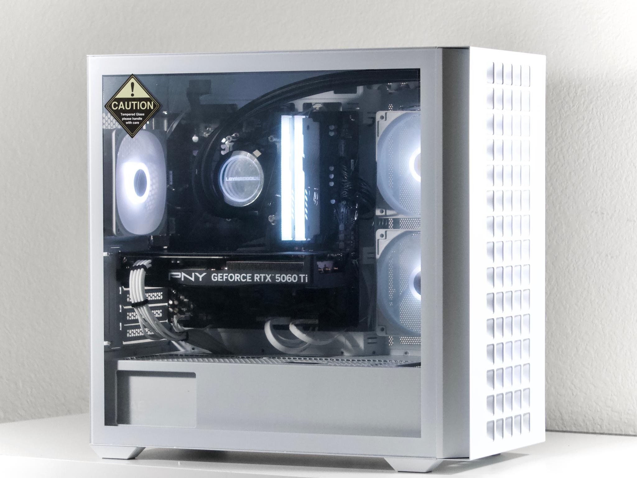⚪ Ryzen 7 5700 + RTX 5060 Ti 8GB | 16GB DDR4 | 1TB NVMe | WiFi/BT | 1440p Gaming PC | $1115.99