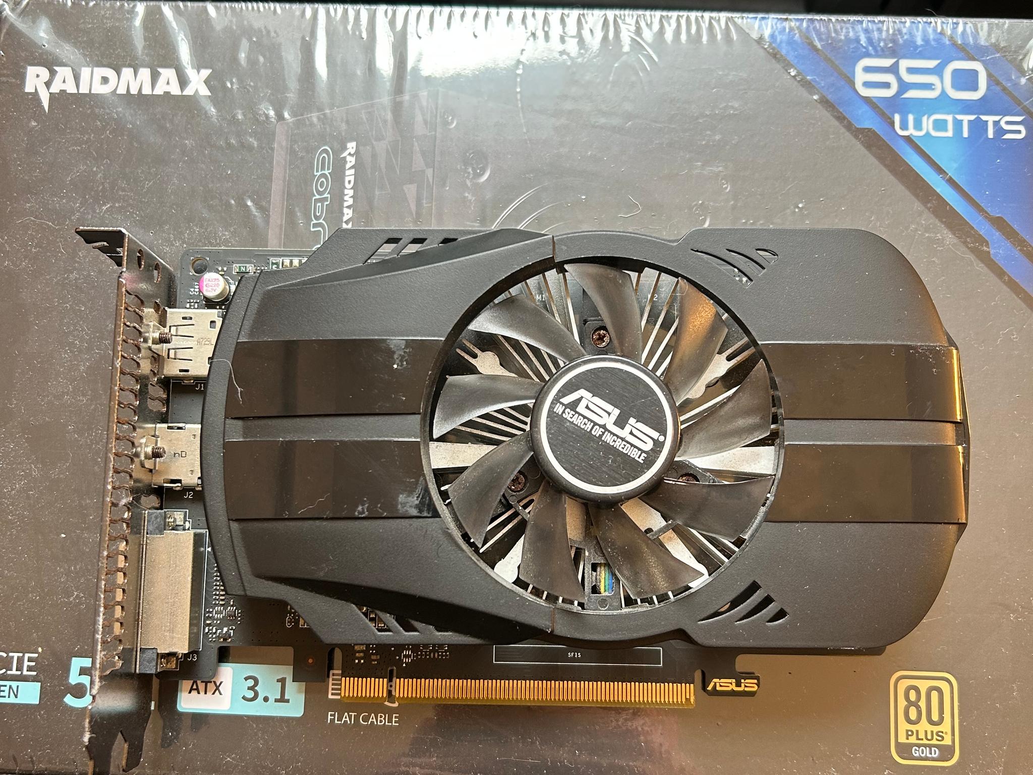 ASUS Phoenix GeForce GTX 1050 Ti 4GB GDDR5 Graphics Card - No External Power!