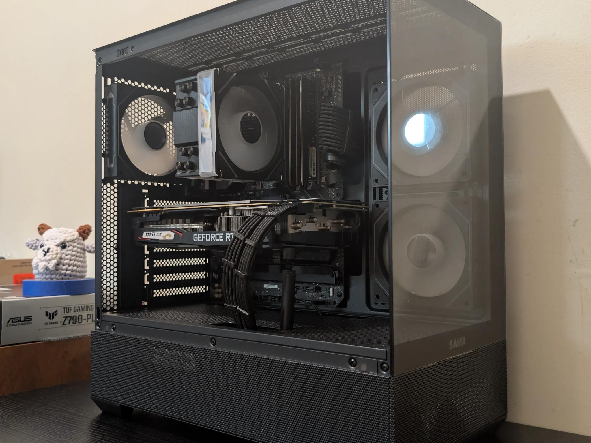 🐦‍⬛1440p Black RGB Gaming PC | RTX 2070 Super | i7 11700 | 1TB SSD | 48GB RAM | WiFi & Bluetooth🐦‍⬛