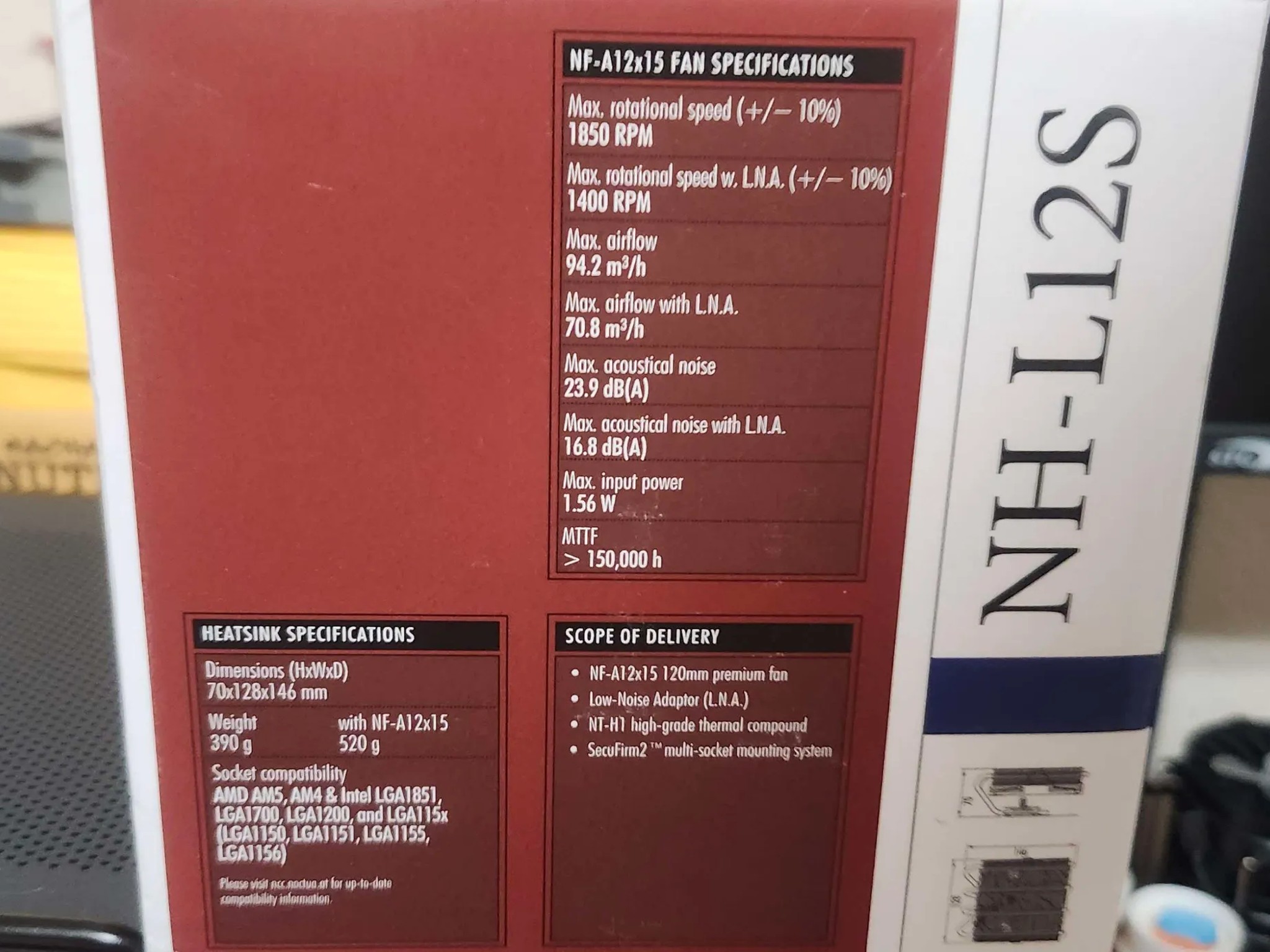 Noctua NH-L12S [READ DESCRIPTION]