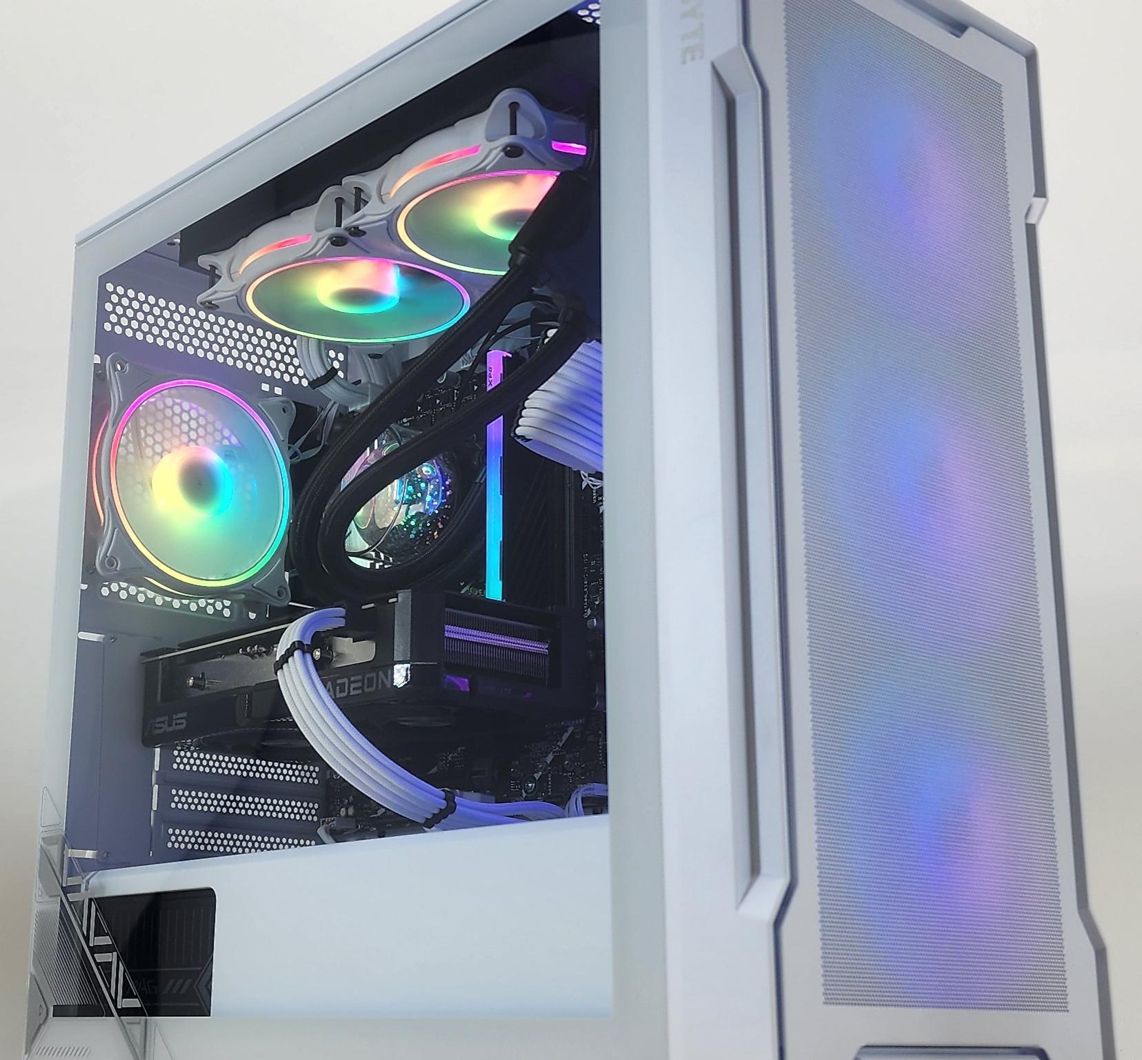 Gaming PC i5-14400F 16GB RAM 1TB SSD RX 7600 XT 16GB Windows 11 Computer