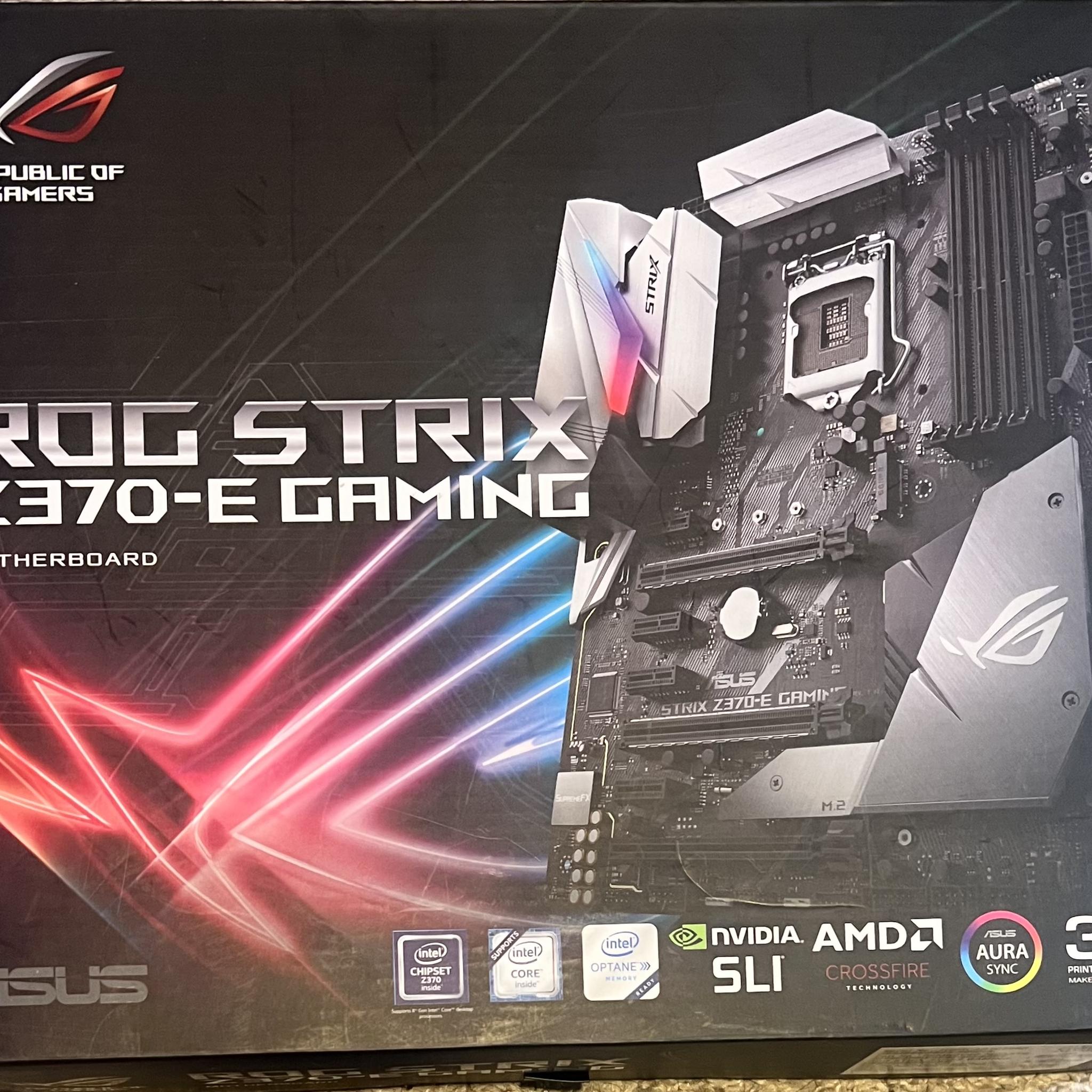 ASUS ROG Strix Z370-E Gaming LGA 1151 (300 Series) Intel Z370 ATX Intel Motherboard