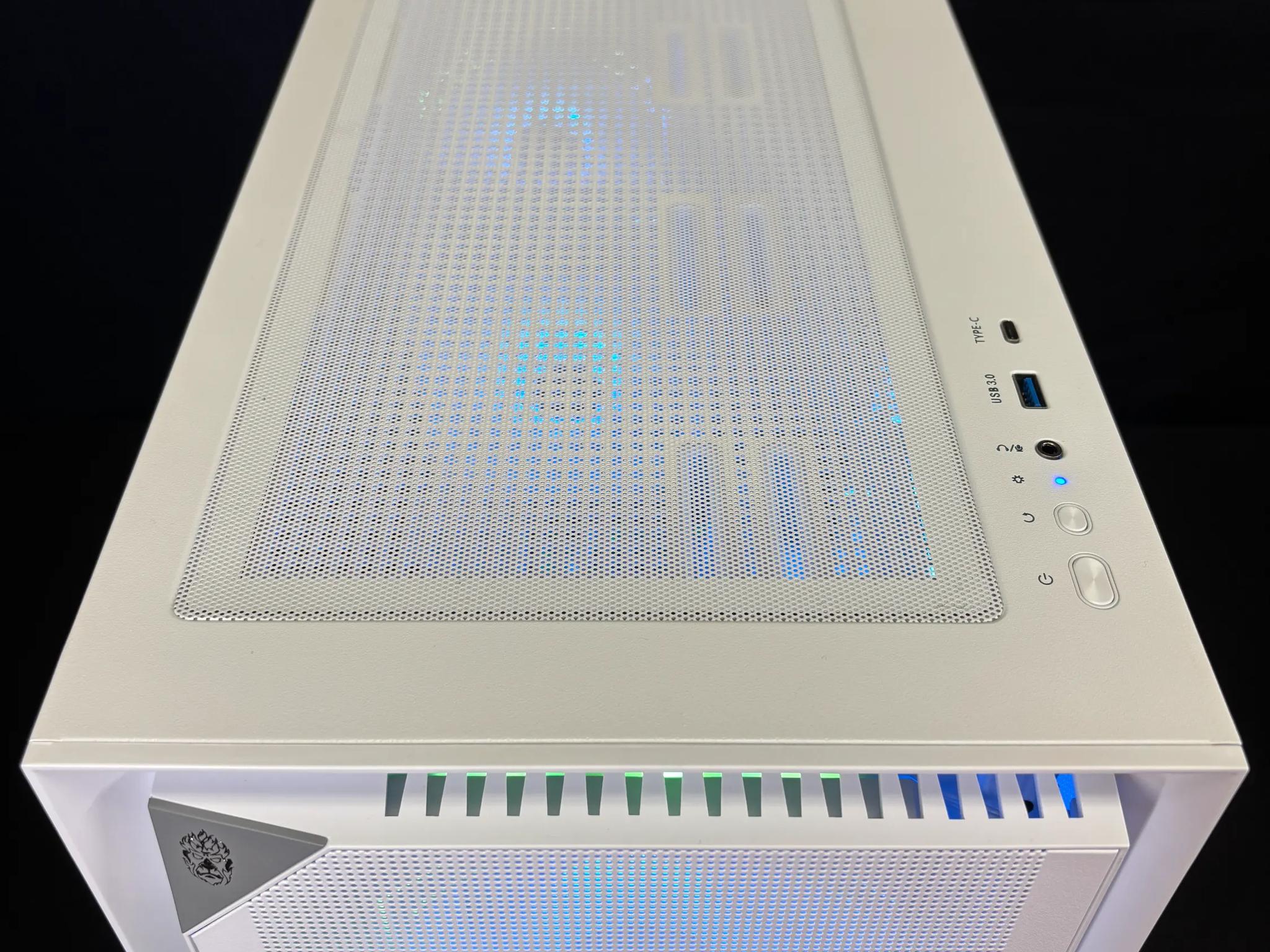 Monkape White Edition | i5-12400F | RTX 4060 White | 16GB DDR5 | 512GB NVMe | RGB Gaming Desktop
