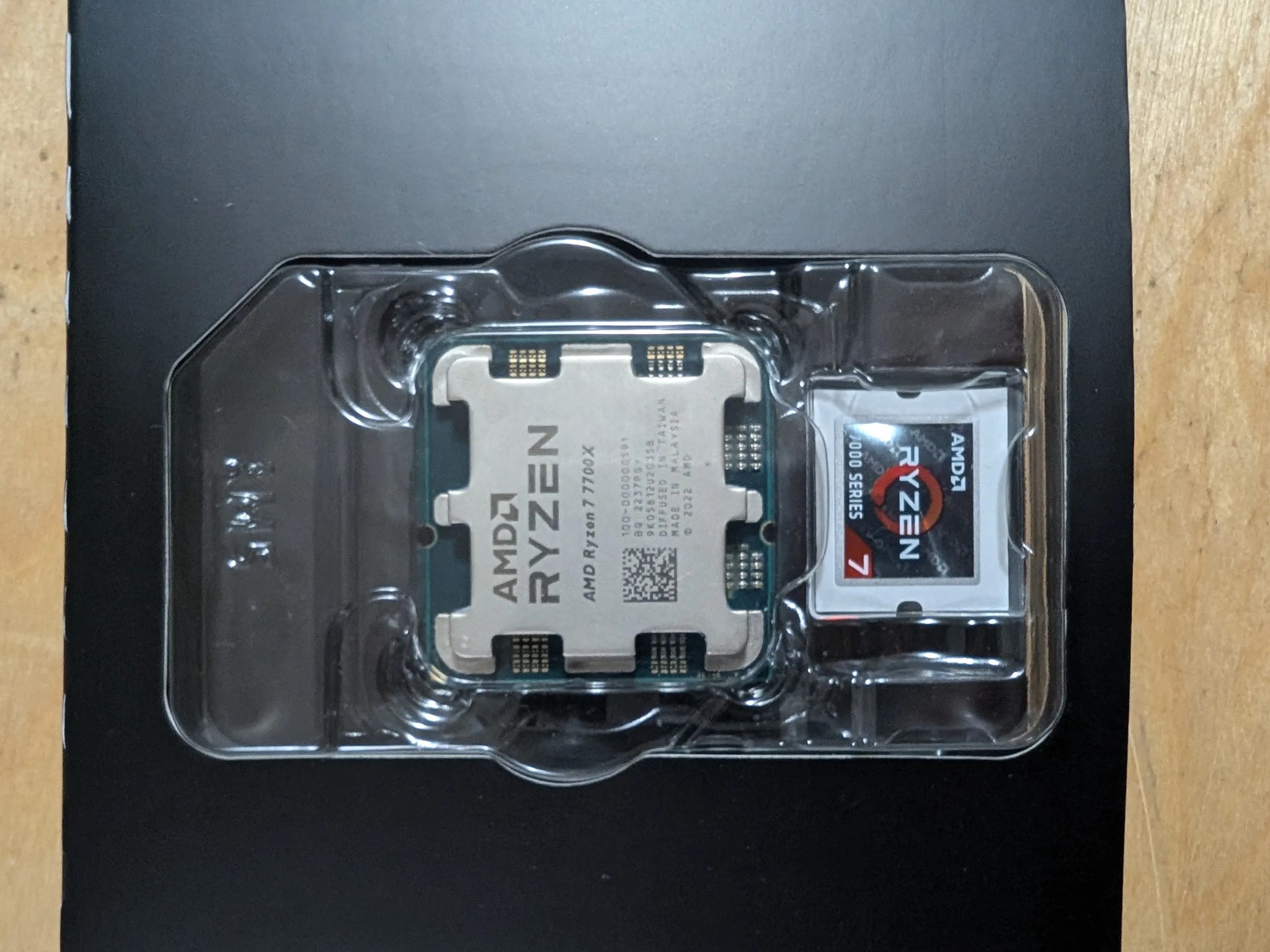 AMD Ryzen 7 7700x CPU AM5 lightly used