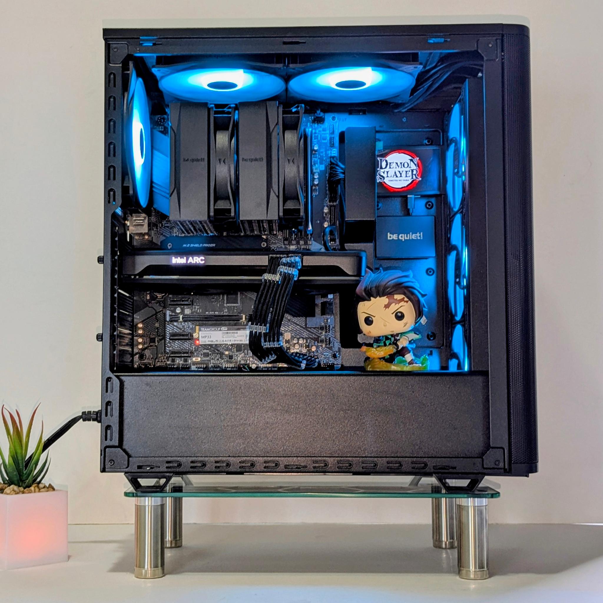 1440p👺Demon Slayer-Tanjiro Build🔥Intel ARC a750🔥32GB RAM🔥Intel I5(K)➕Z490🔥1TB🔥Windows 11 Prof.