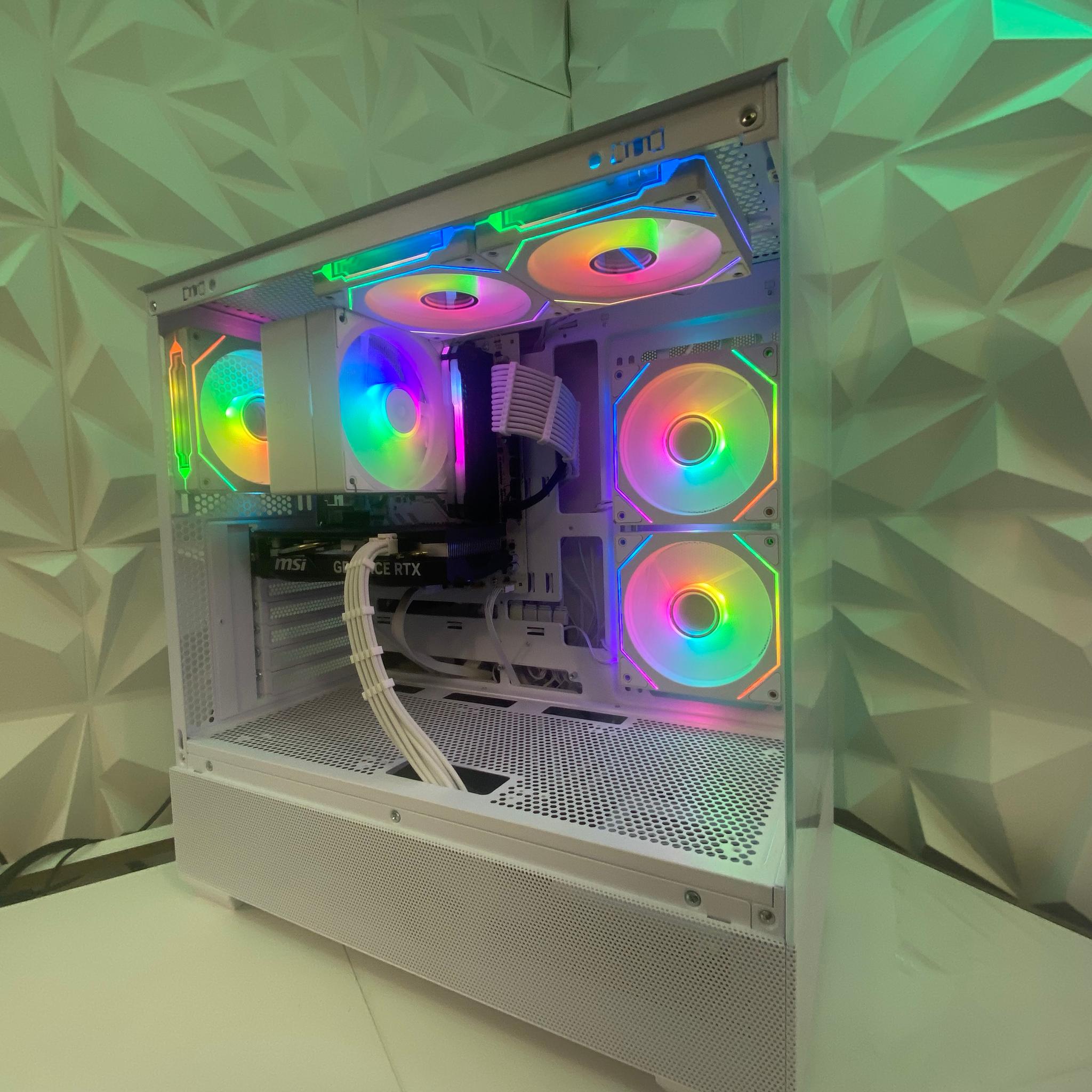 ❄️🧊💎- Whiteout 1440P Gaming PC | RTX 4060 | Ryzen 5 5600X | 32GB RAM | 1TB NVME SSD ❄️🧊💎