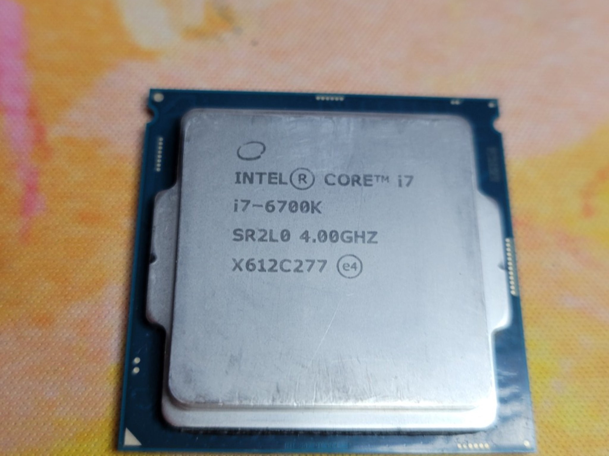 Intel Core i7 6700k clean tested Good