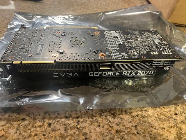 EVGA GeForce RTX 2070 SUPER BLACK GAMING Overclocked Dual-Fan 8GB GDDR6 PCIe 3.0 Graphics Card