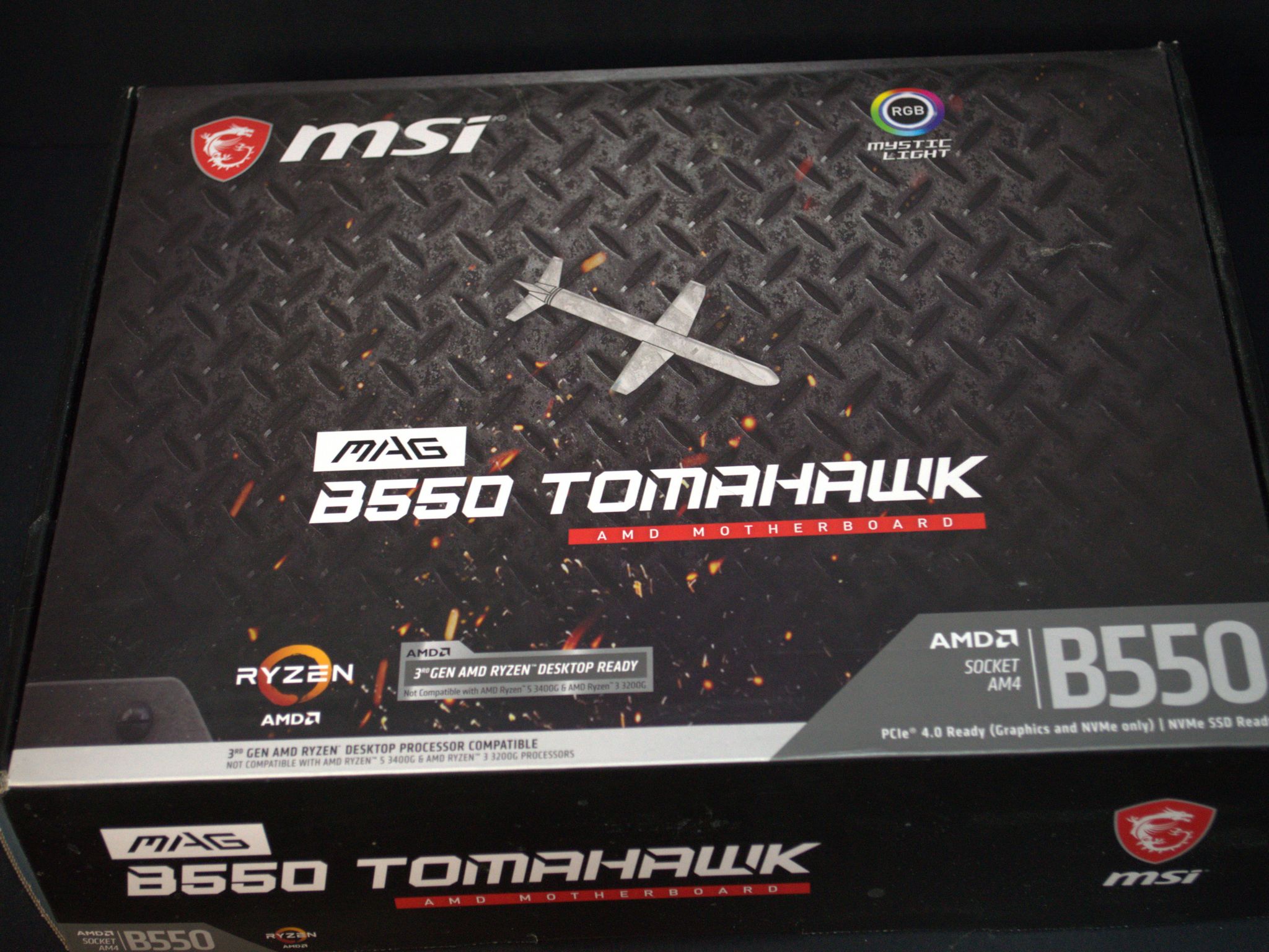 MSI MAG B550 TOMAHAWK ATX AM4 Motherboard – Great for Ryzen 5000 Builds