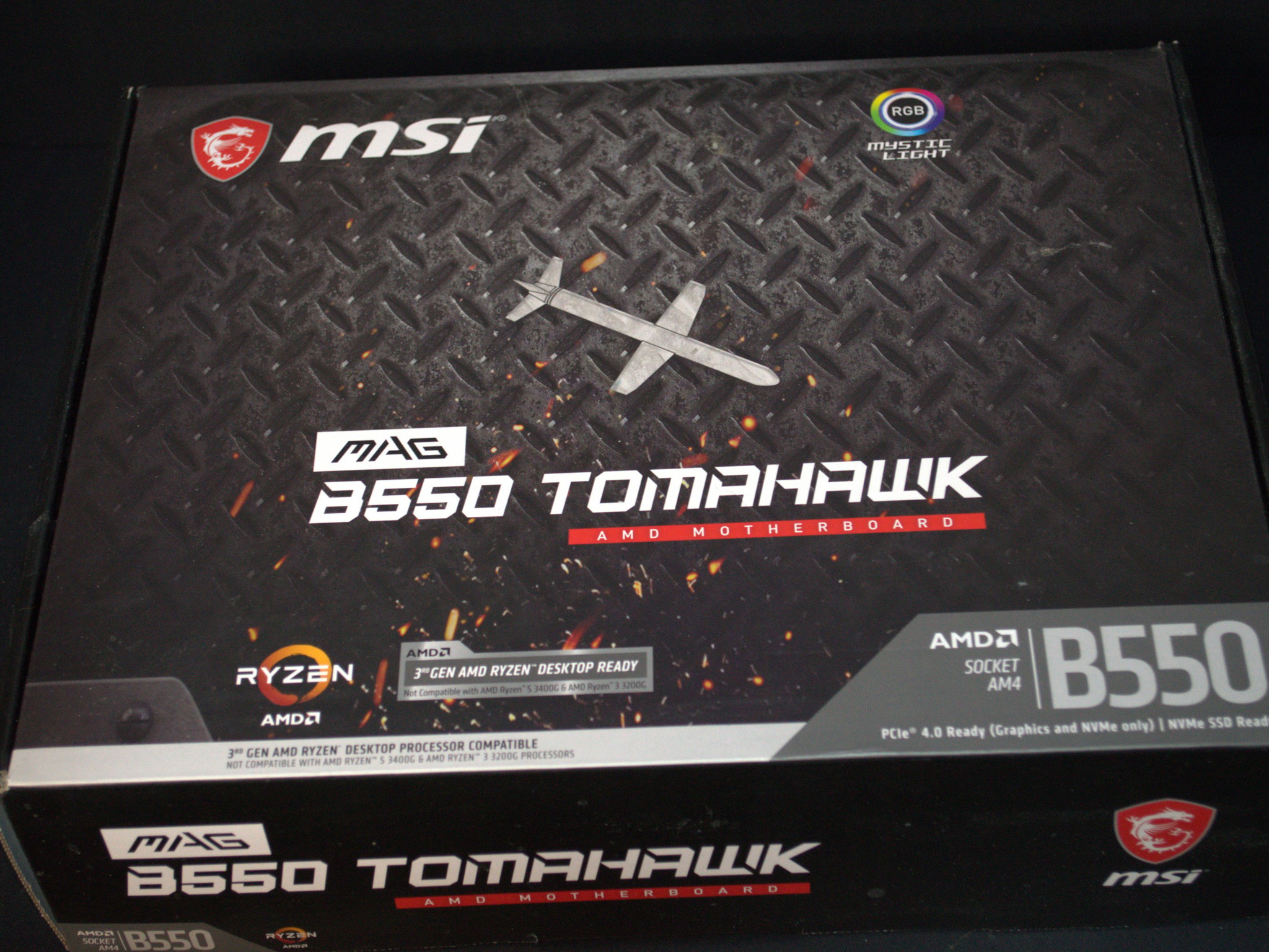 MSI MAG B550 TOMAHAWK ATX AM4 Motherboard – Great for Ryzen 5000 Builds