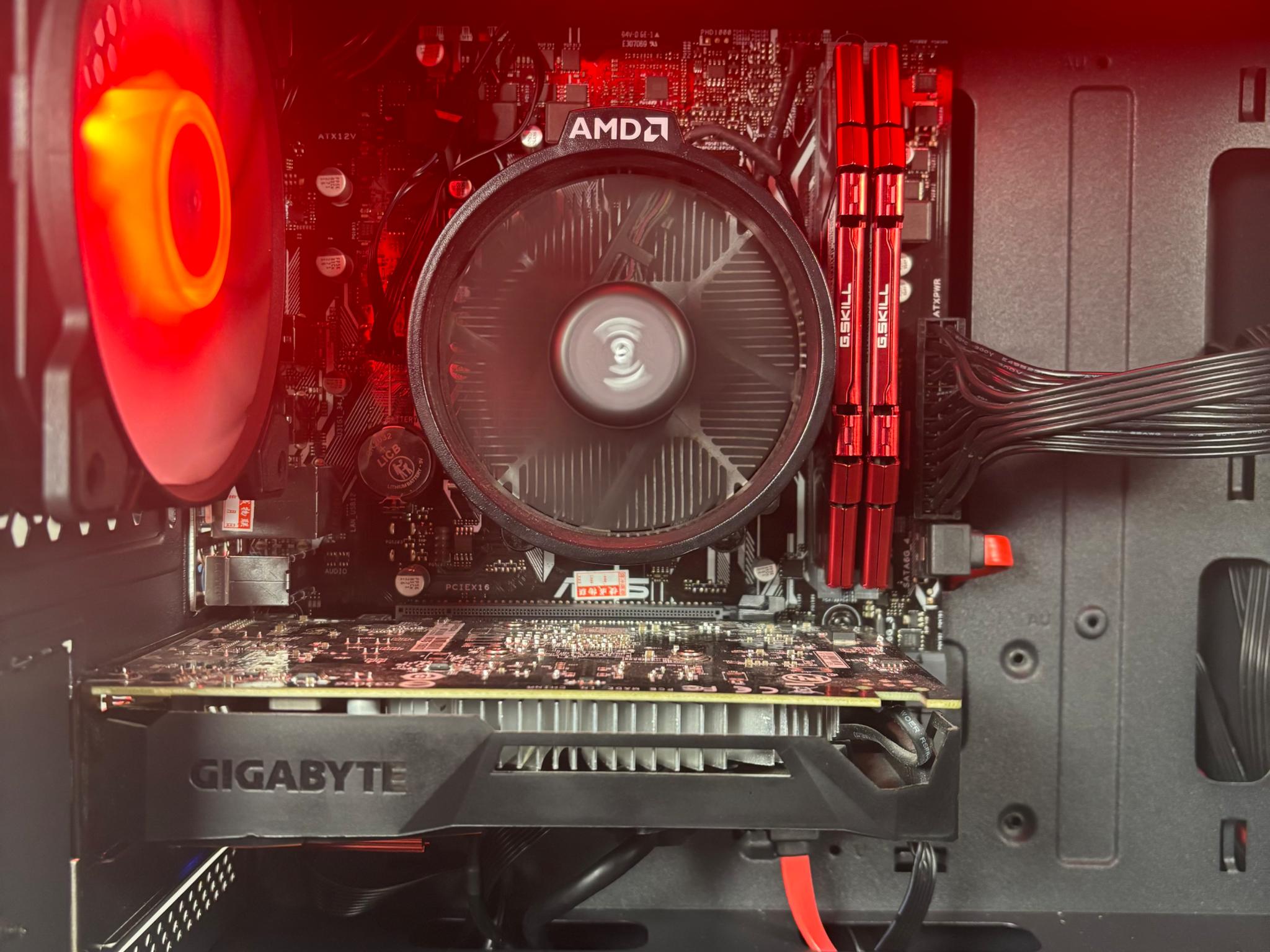 🔴⚫️ | Ryzen 5 1600 + GTX 1050Ti | 16GB | WiFi & BT INCLUDED