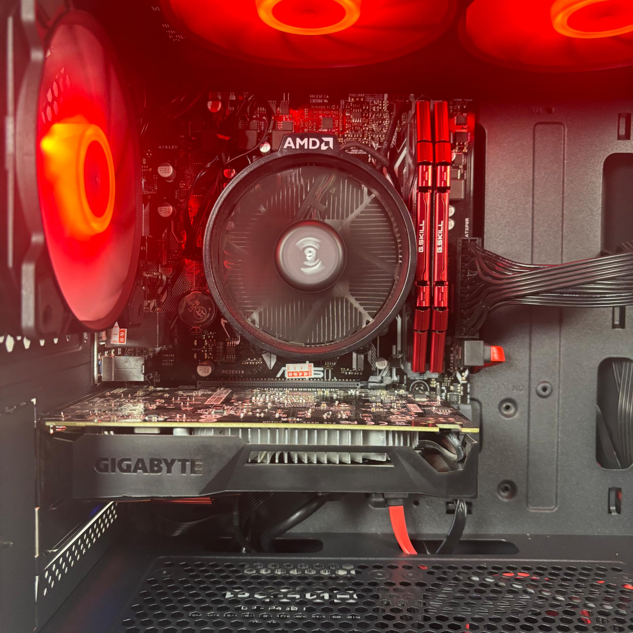 🔴⚫️ | Ryzen 5 1600 + GTX 1050Ti | 16GB | WiFi & BT INCLUDED