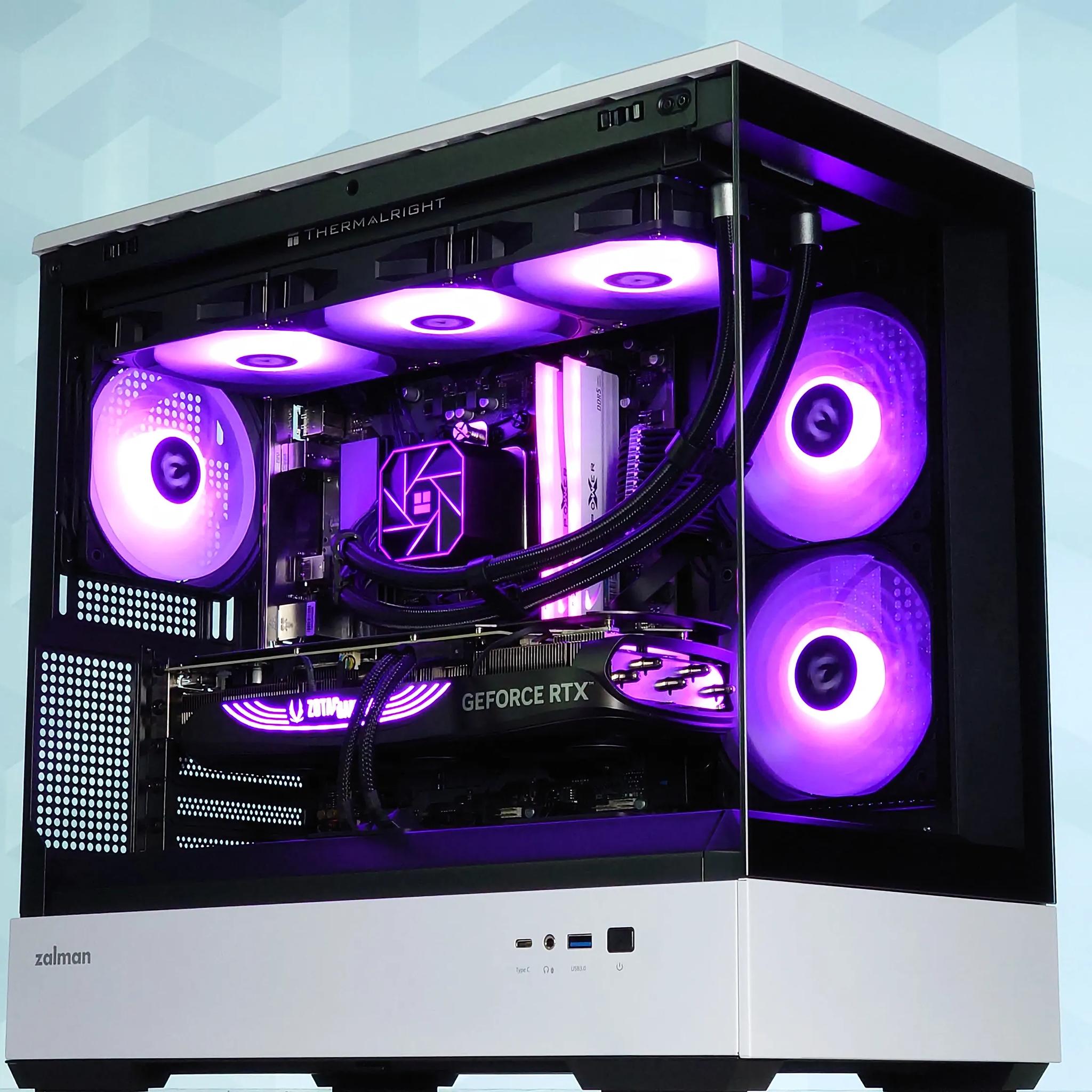 🤍🖤🐼 Gaming PC🎍Nvidia RTX 4070 Ti 12GB🎍Ryzen 7 8700F🎍32GB DDR5🎍1TB NVME GEN4