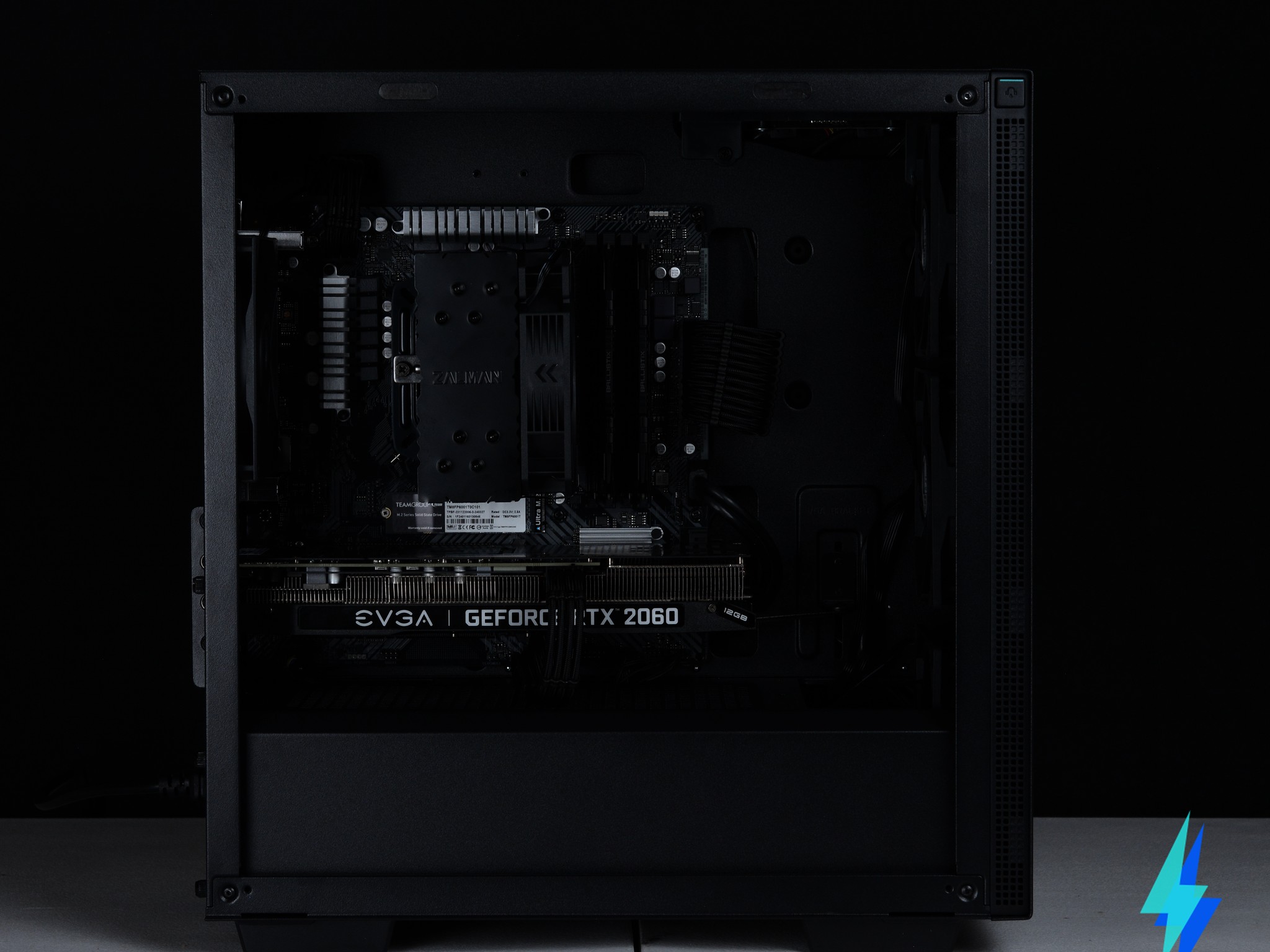 ⚫⚫ YIN: Stealthy Streaming/Gaming PC | RTX 2060 12GB, Ryzen 5, 16GB DDR4, 1TB SSD