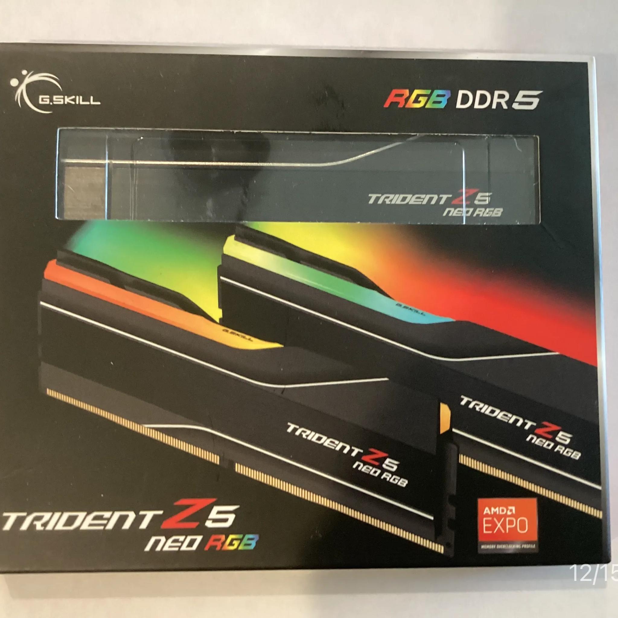 ++ New in Factory Sealed Box ++ G.Skill Trident Z5 Neo RGB DDR5 6000 RAM