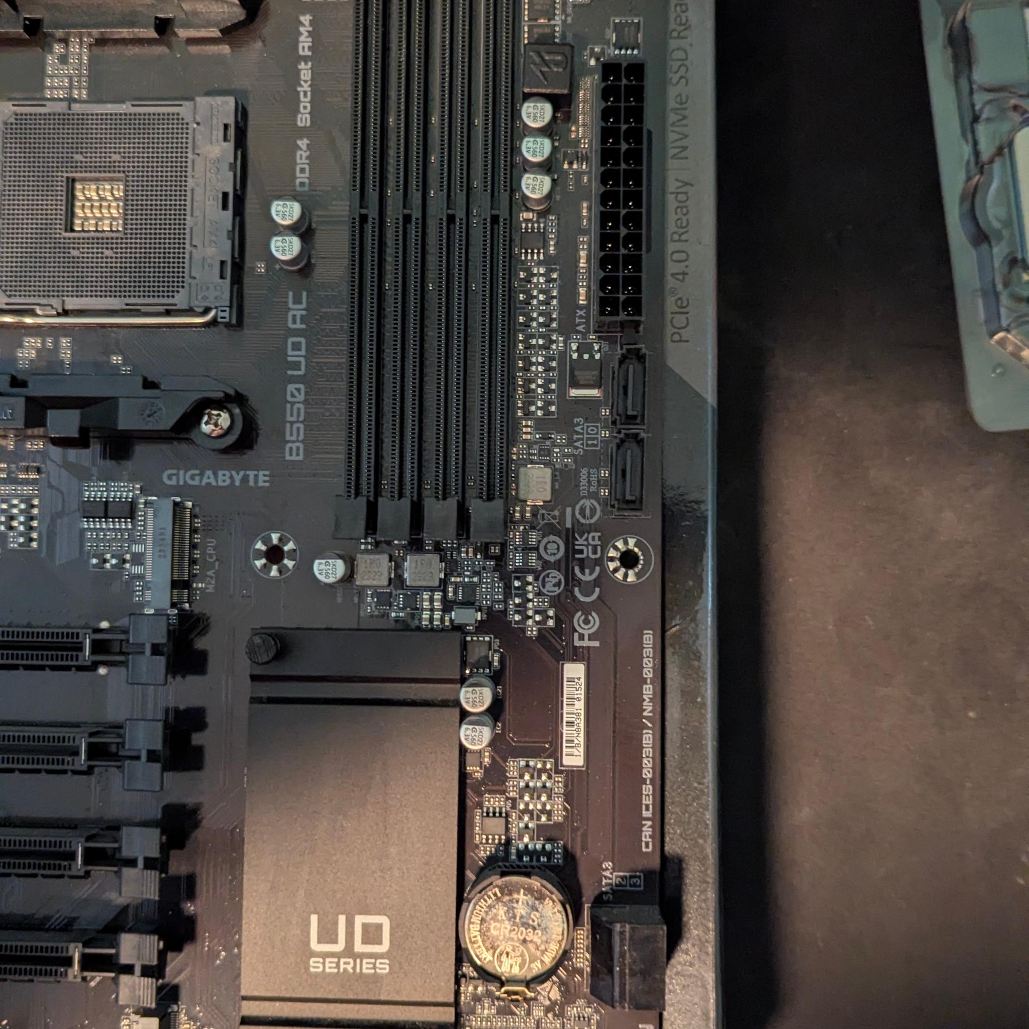 Gigabyte B550 UD AC Rev 1.2 ATX AM4 Motherboard