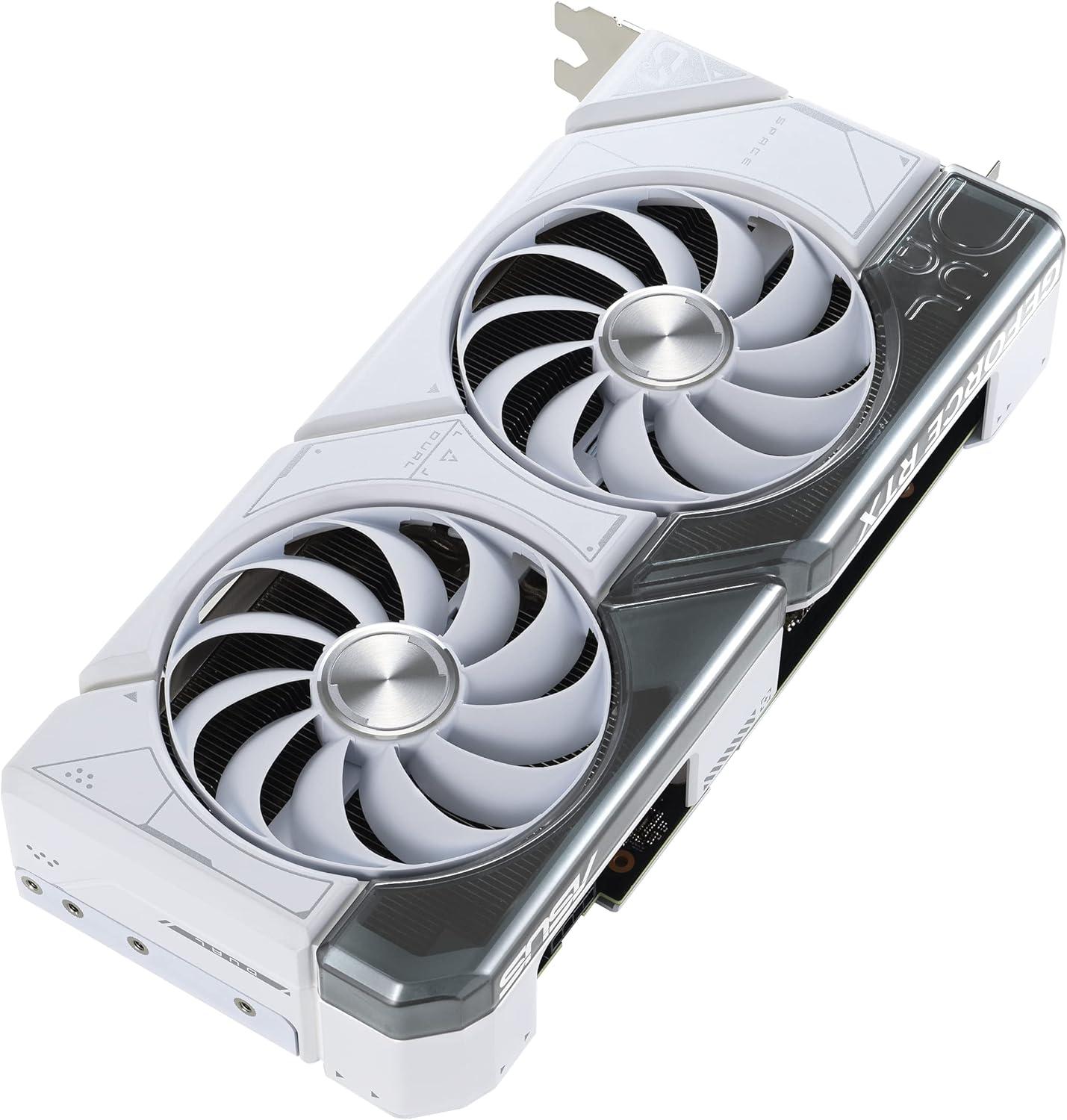 ASUS RTX 4070 12GB Dual GDDR6X DUAL-RTX4070-12G-WHITE Video Graphics Card GPU