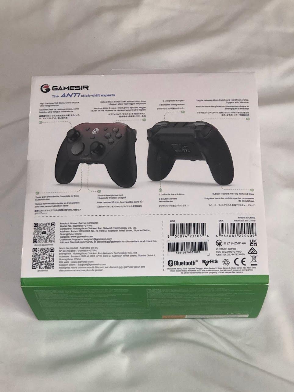 GameSir G7 Pro Tri-Mode Xbox Wired, PC & Mobile Wireless Controller (SHADOW EMBER w/ O-Ring Mod)