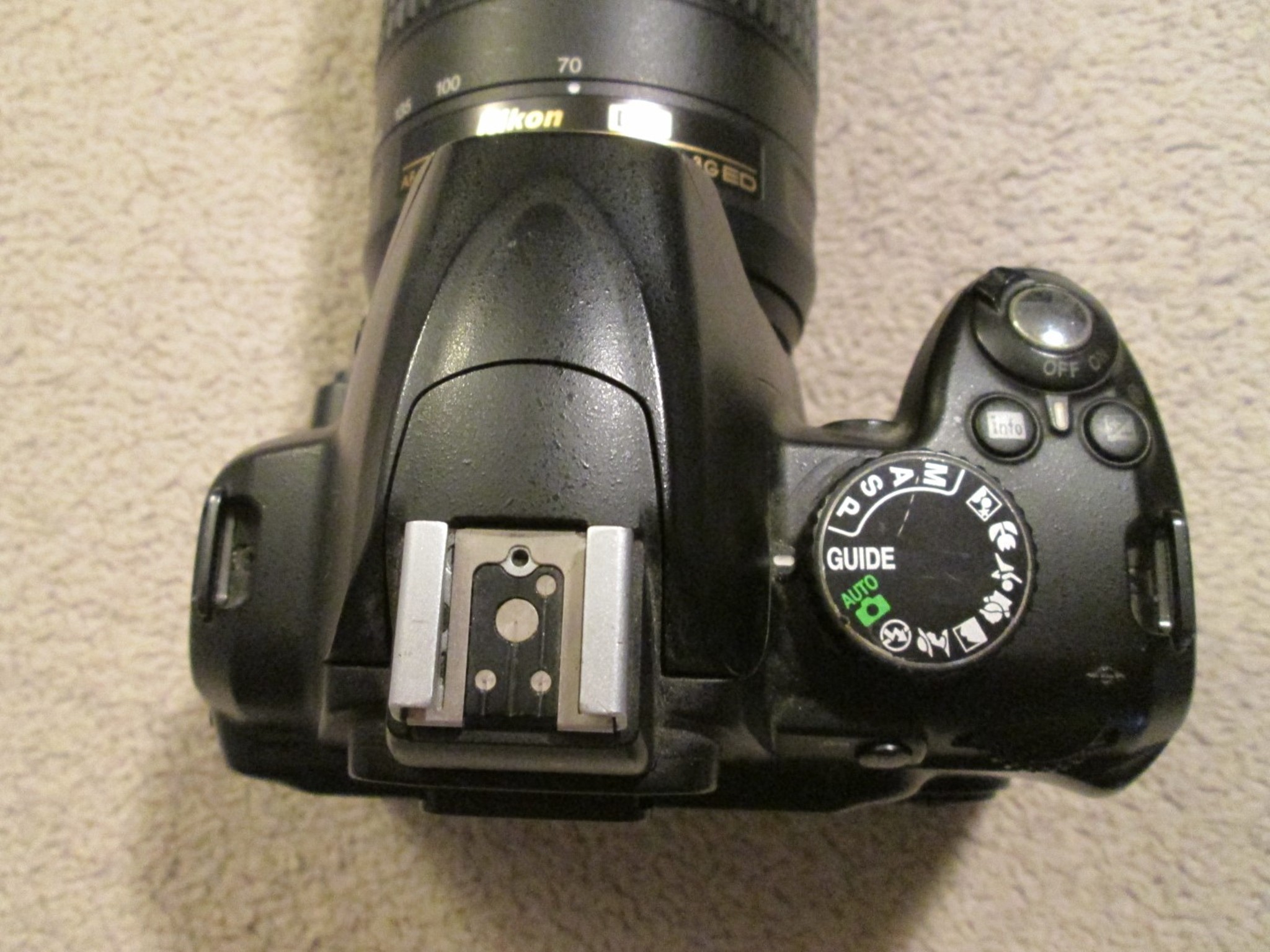 Nikon D3000 With 70-300mm Lens And Accessories