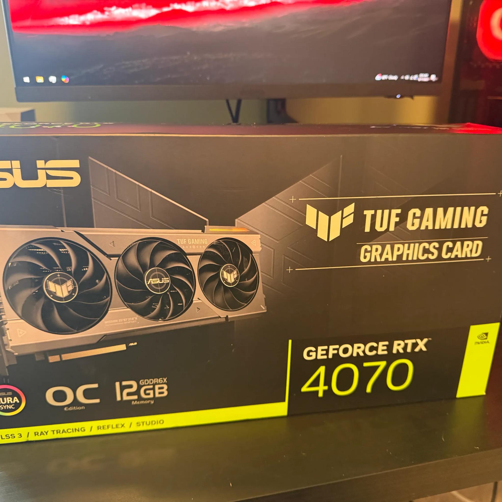 4070 OC 12GB GDDR6 ASUS TUF Edition