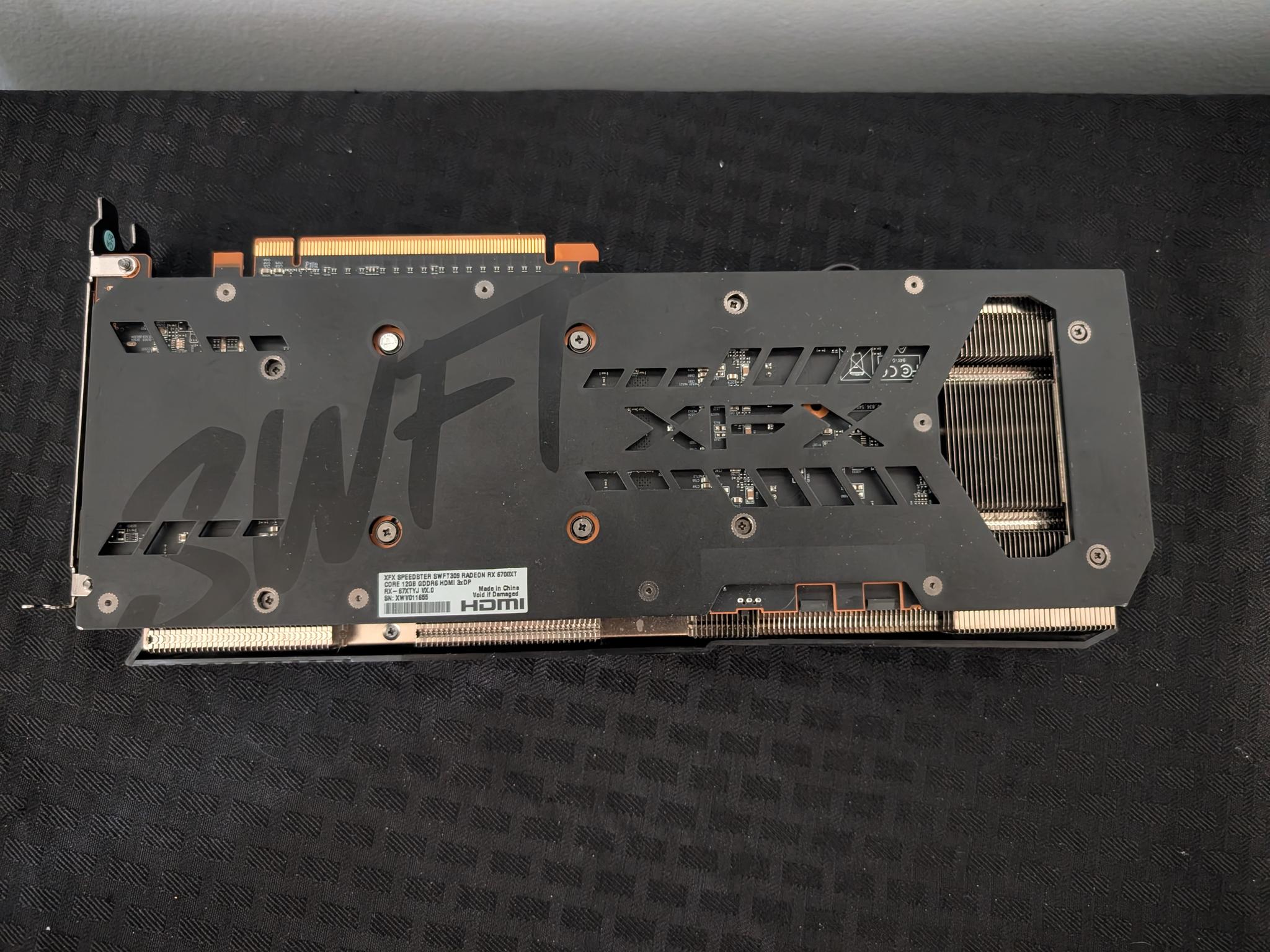 XFX RX 6700 XT Speedster QICK 319 BLACK