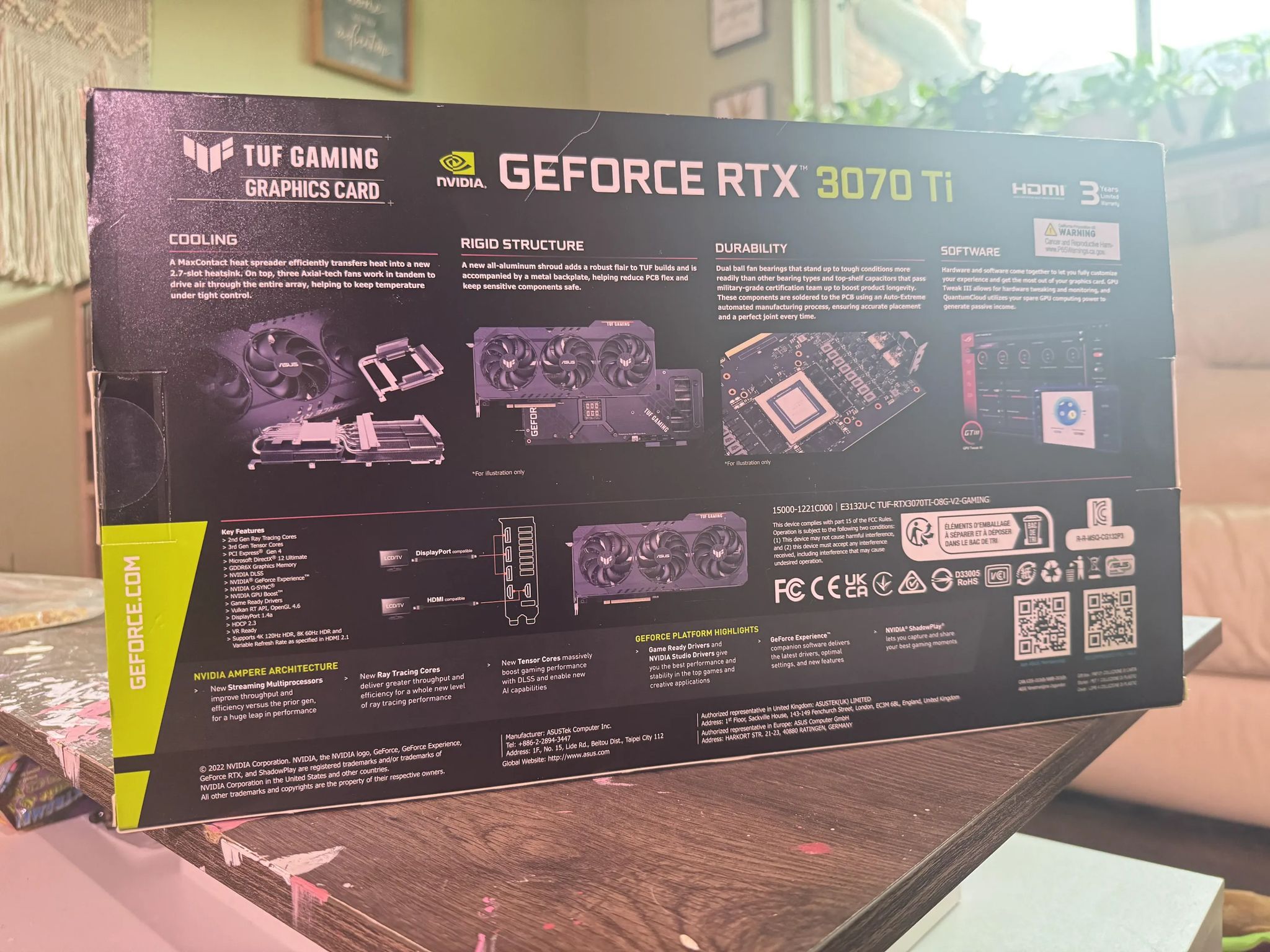 Brand New ASUS TUF RTX 3070 Ti – Sealed, Never Used