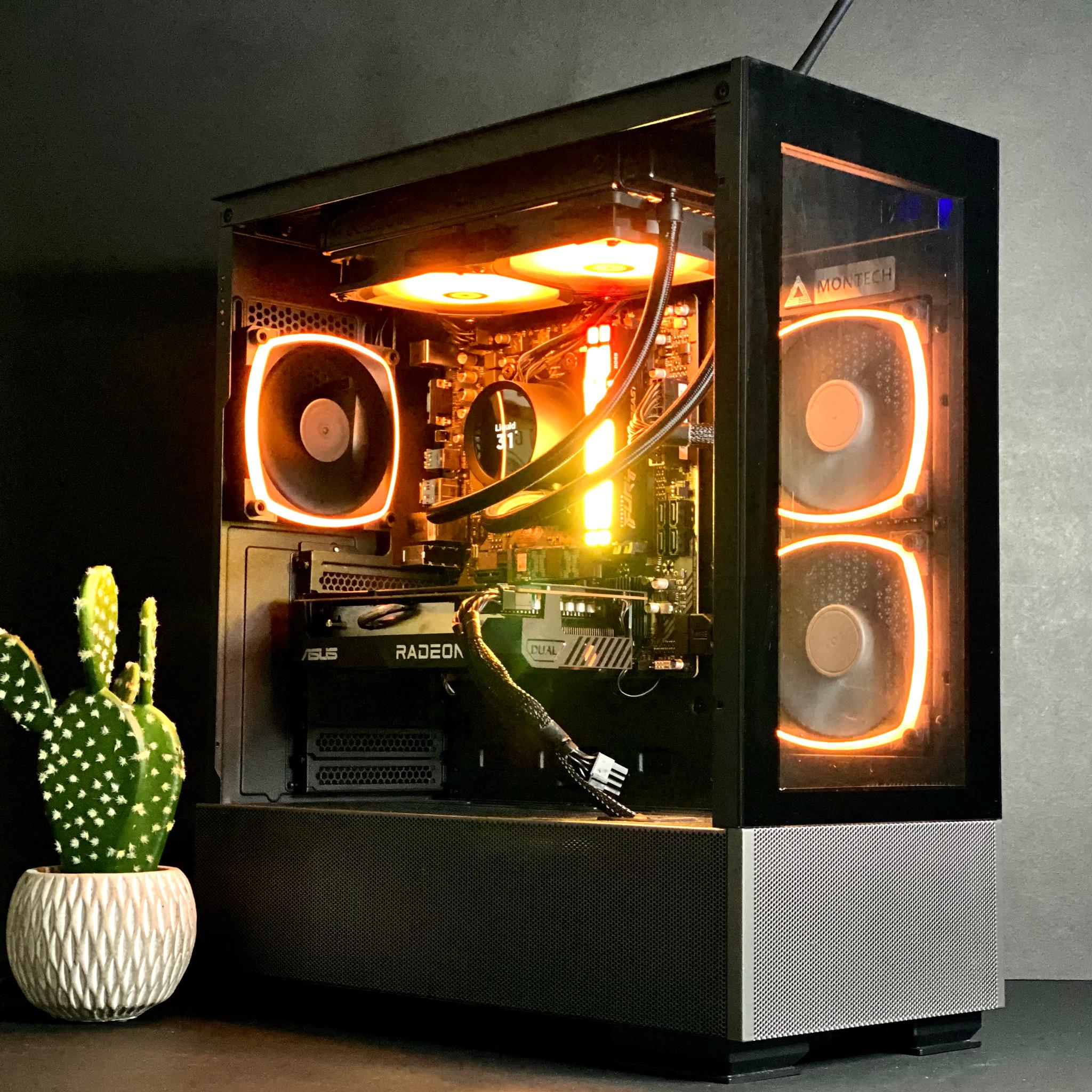The Liquid cooled AM5 Beast| Ryzen 5 7500F w/ RX 7600 32GB DDR5 RAM| 1TB NVMe| Windows 11