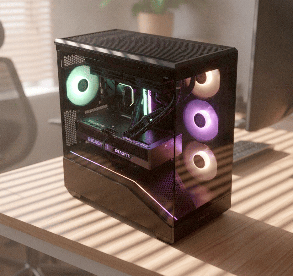 Super Smooth RTX 4070 Ti Gaming PC — Ryzen 5 7600X | 32GB DDR5 | 240mm AIO | Lian Li V100...