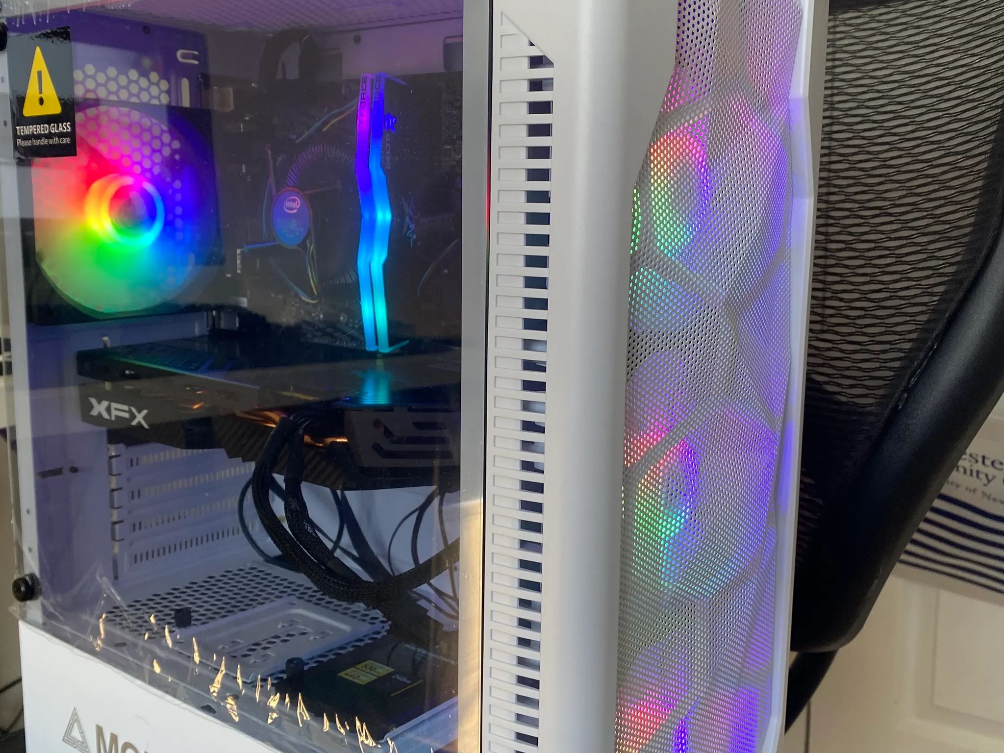 Rx580 4gb Intel core i3-10100 Gaming PC RGB WIFI