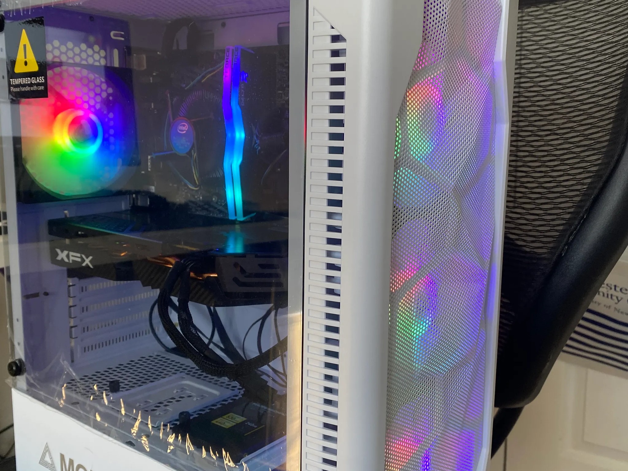 Rx580 4gb Intel core i3-10100 Gaming PC RGB WIFI