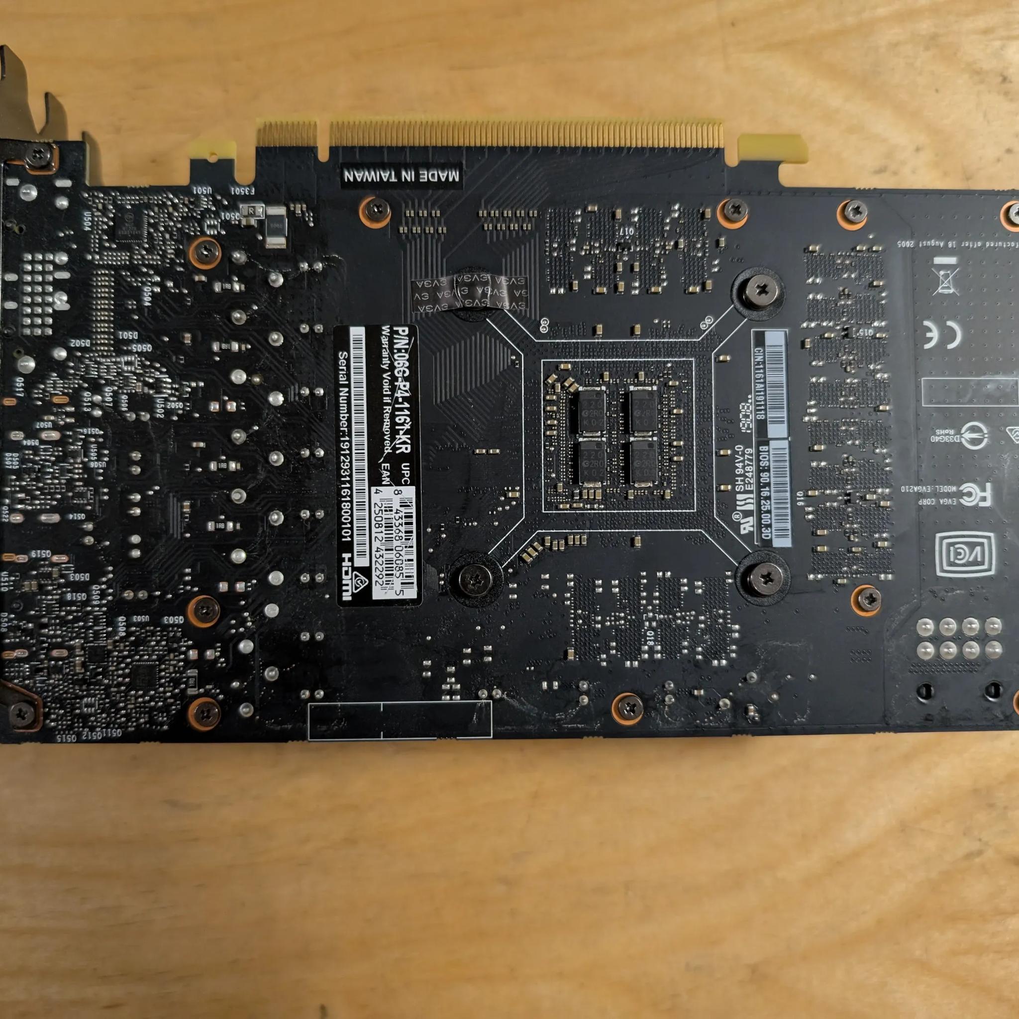 EVGA Nvidia GTX 1660 6GB