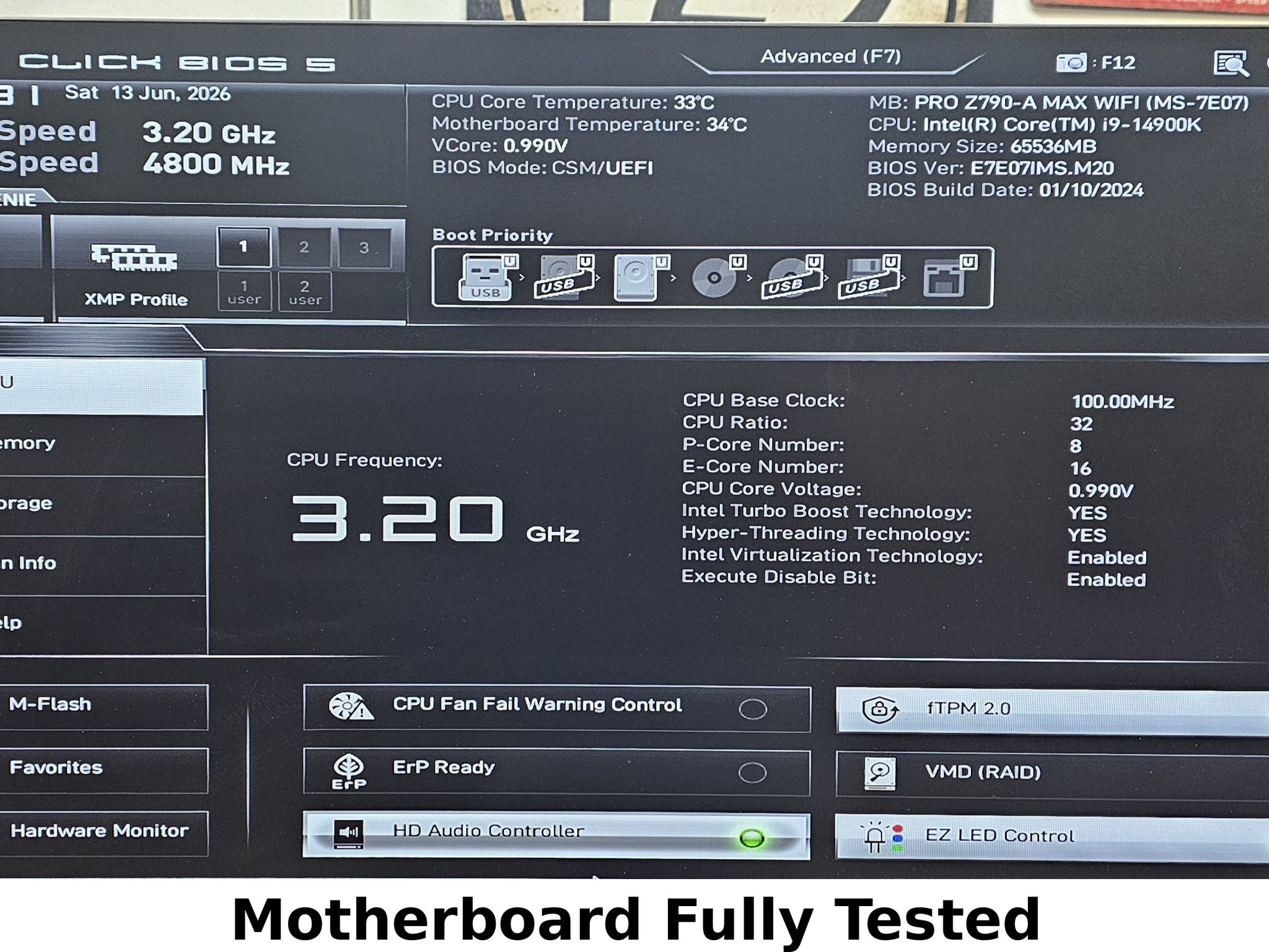 MSI PRO Z690-A MAX WIFI DDR5 LGA1700 ATX Motherboard