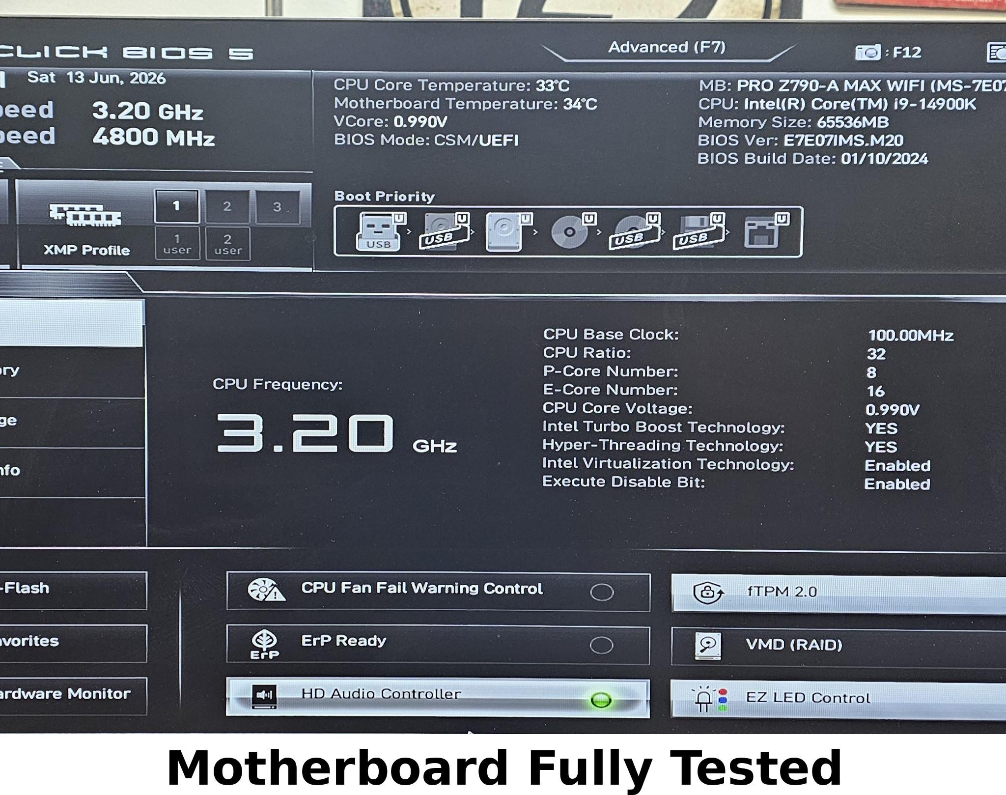 MSI PRO Z690-A MAX WIFI DDR5 LGA1700 ATX Motherboard