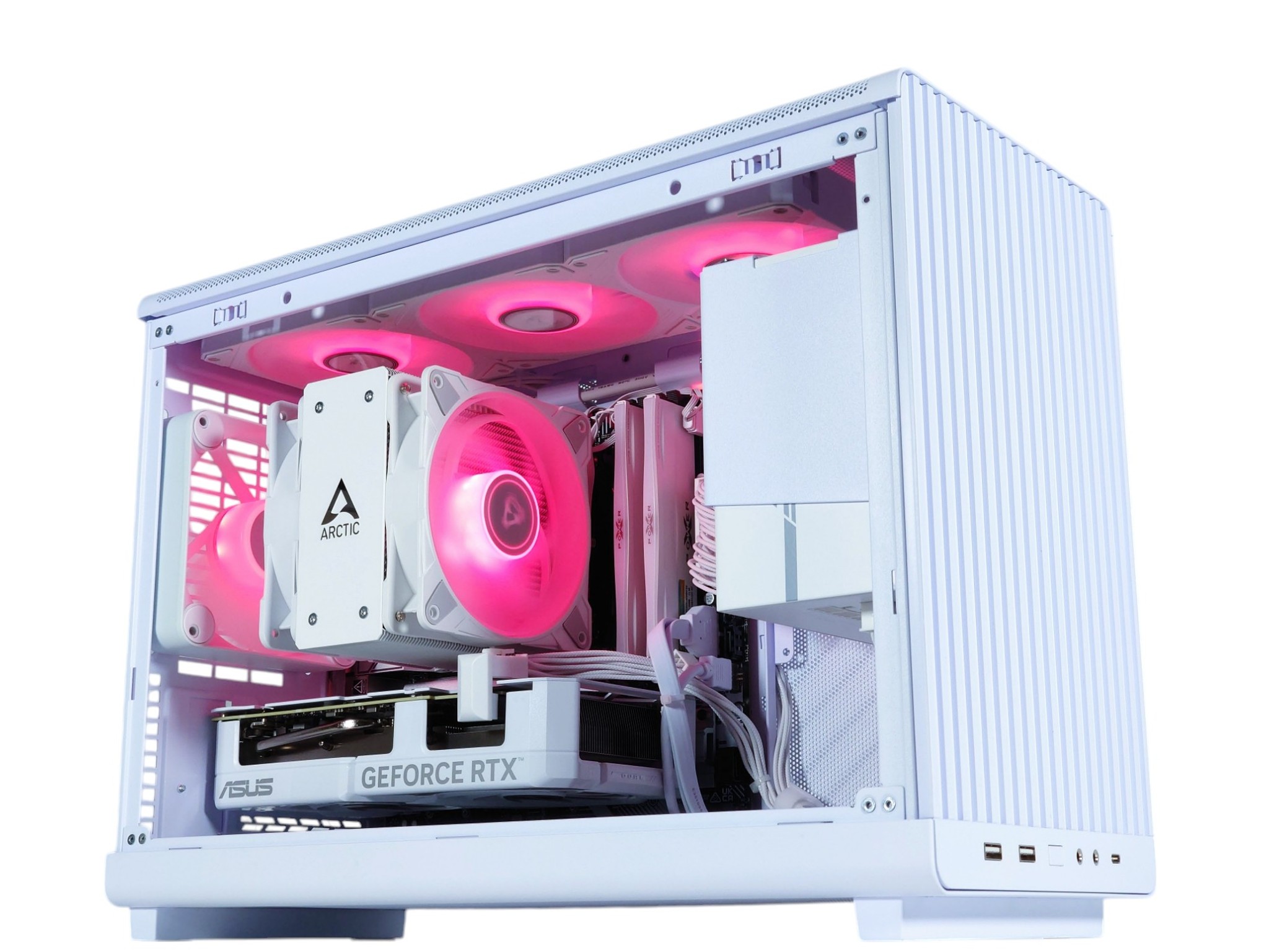 🤍🐻‍❄️Artic⚪ Nvidia RTX 4070 12GB⚪AMD Ryzen 5 7500F⚪32GB DDR5⚪1TB NVME