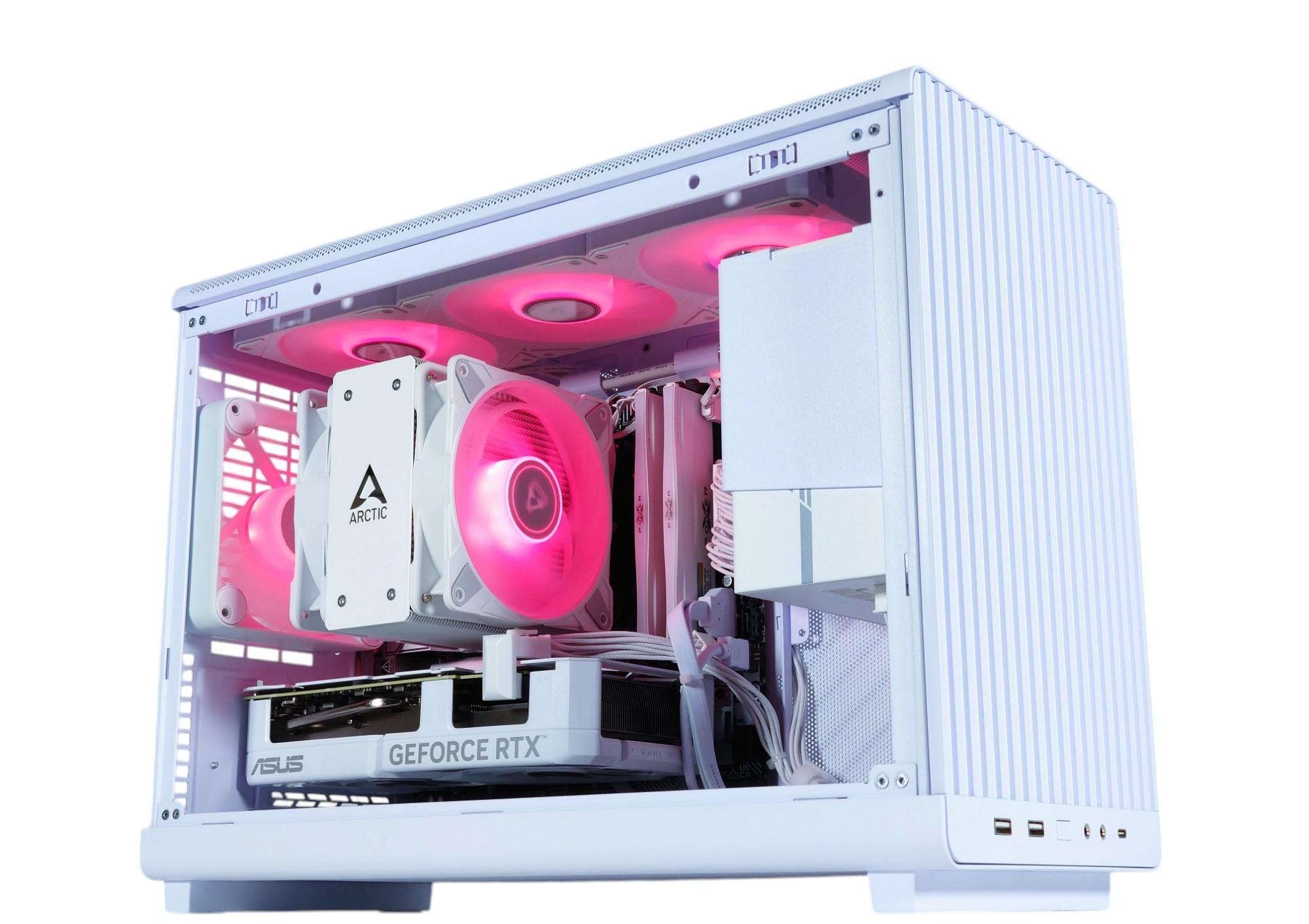 🤍🐻‍❄️Artic⚪ Nvidia RTX 4070 12GB⚪AMD Ryzen 5 7500F⚪32GB DDR5⚪1TB NVME