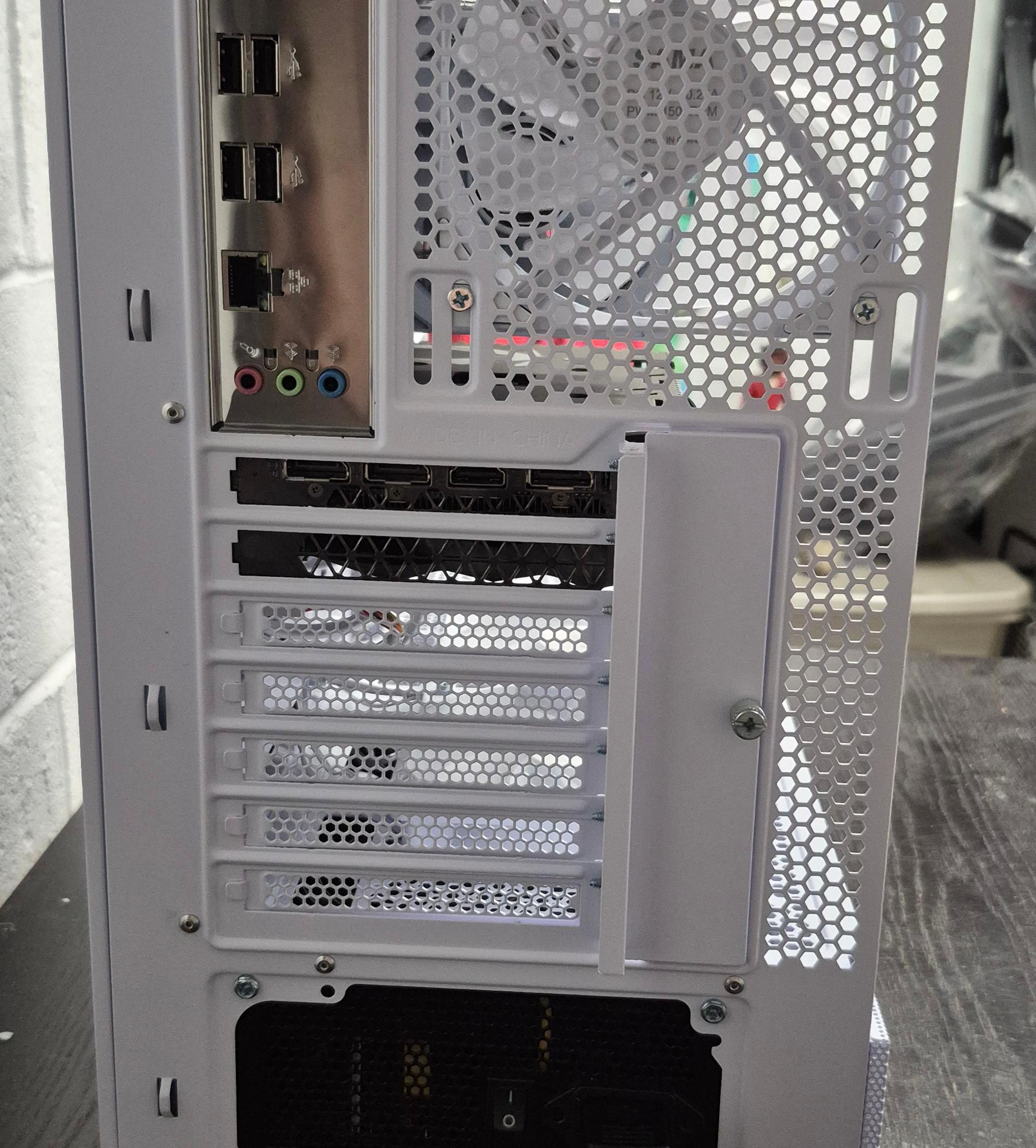 All-White Custom RTX Gaming PC RTX 2060|12-Core Intel|16GB DDR4|500GB M.2