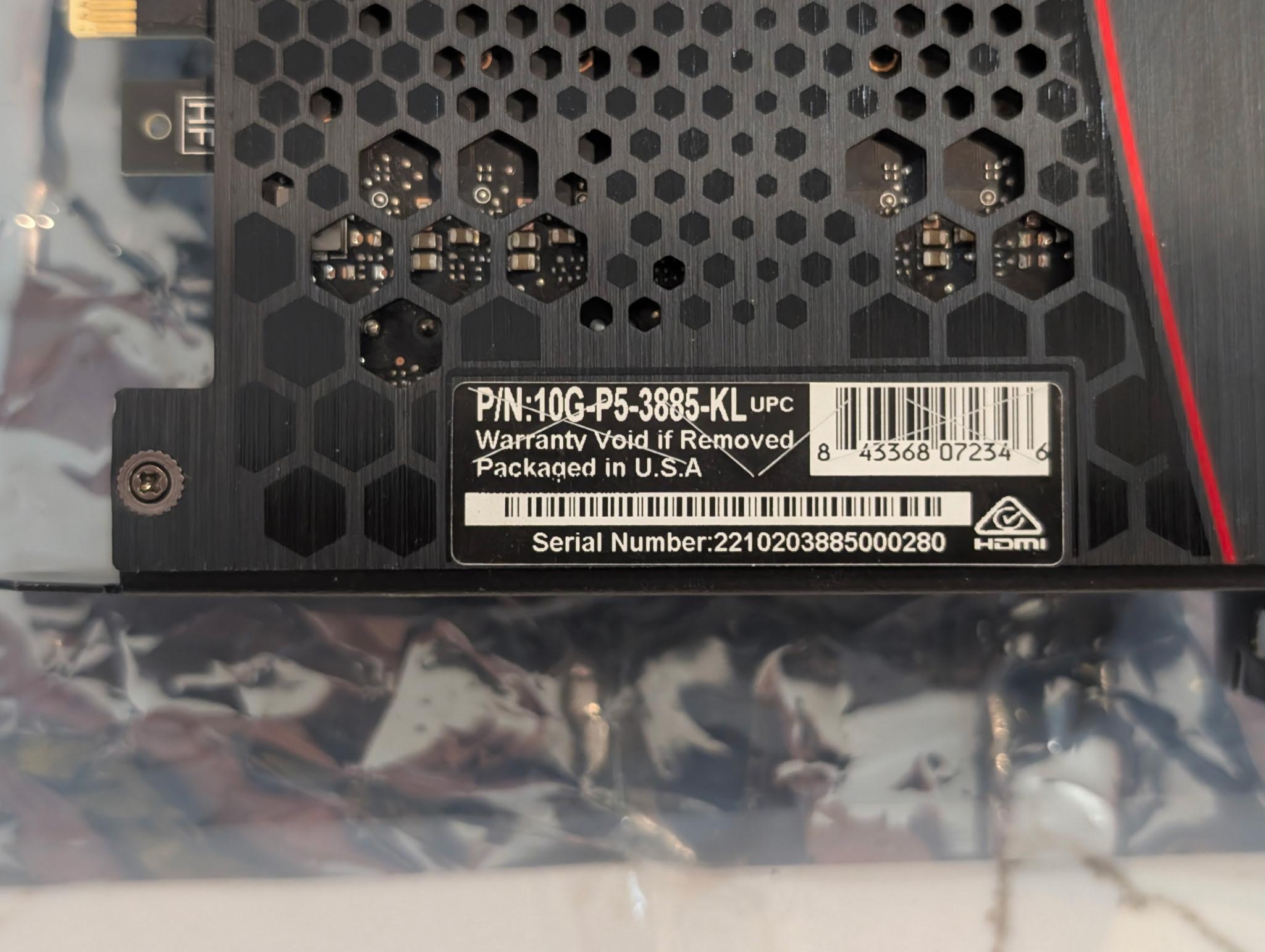 EVGA XC3 ULTRA GAMING GeForce RTX 3080 10GB