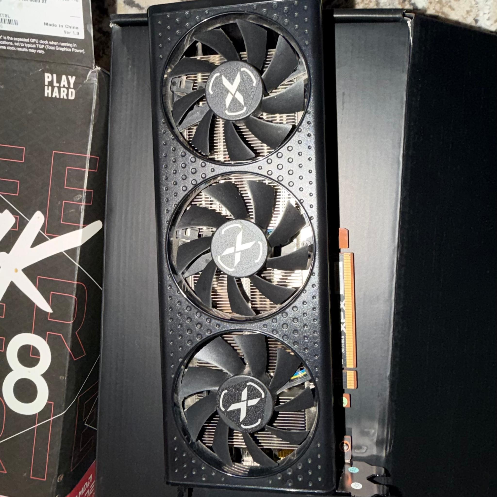 XFX QICK 308 Black Radeon RX 6600 XT **Originally Bought New on Jawa**