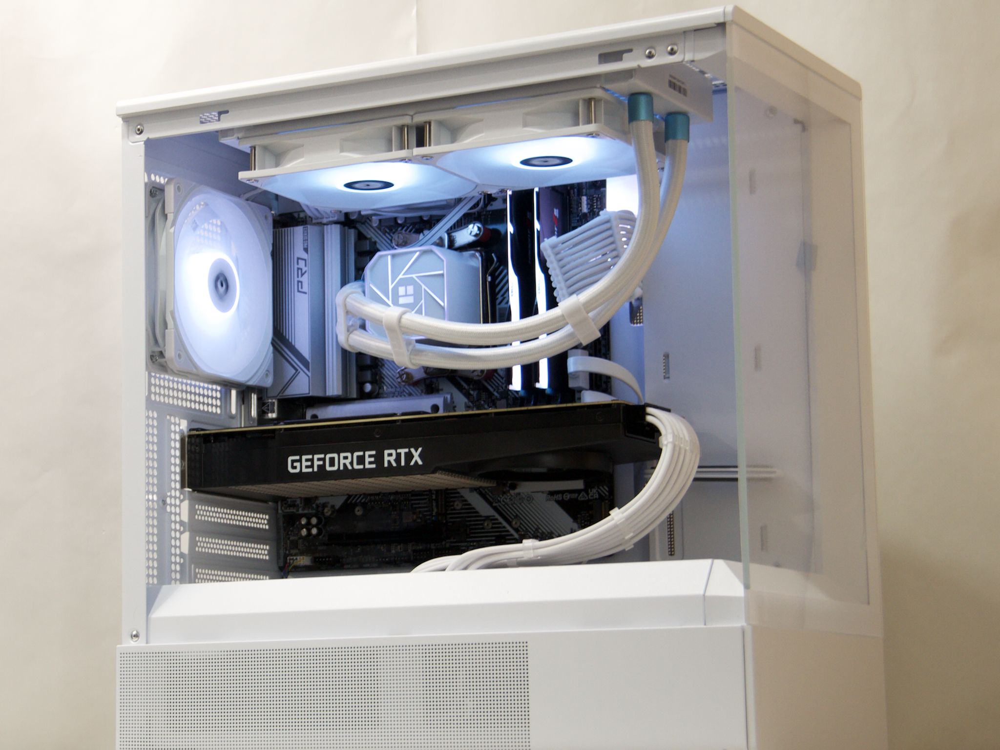 RTX 3080, Ryzen 5 7500F, 32GB DDR5, 1TB NVMe SSD, WiFi - Liquid Cooled Gaming PC