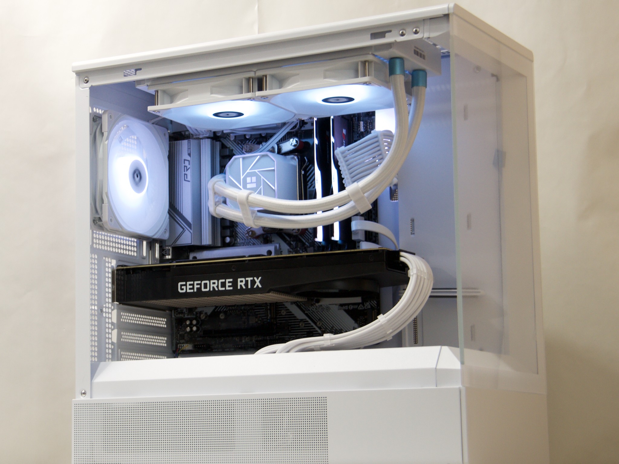 RTX 3080, Ryzen 5 7500F, 32GB DDR5, 1TB NVMe SSD, WiFi - Liquid Cooled Gaming PC