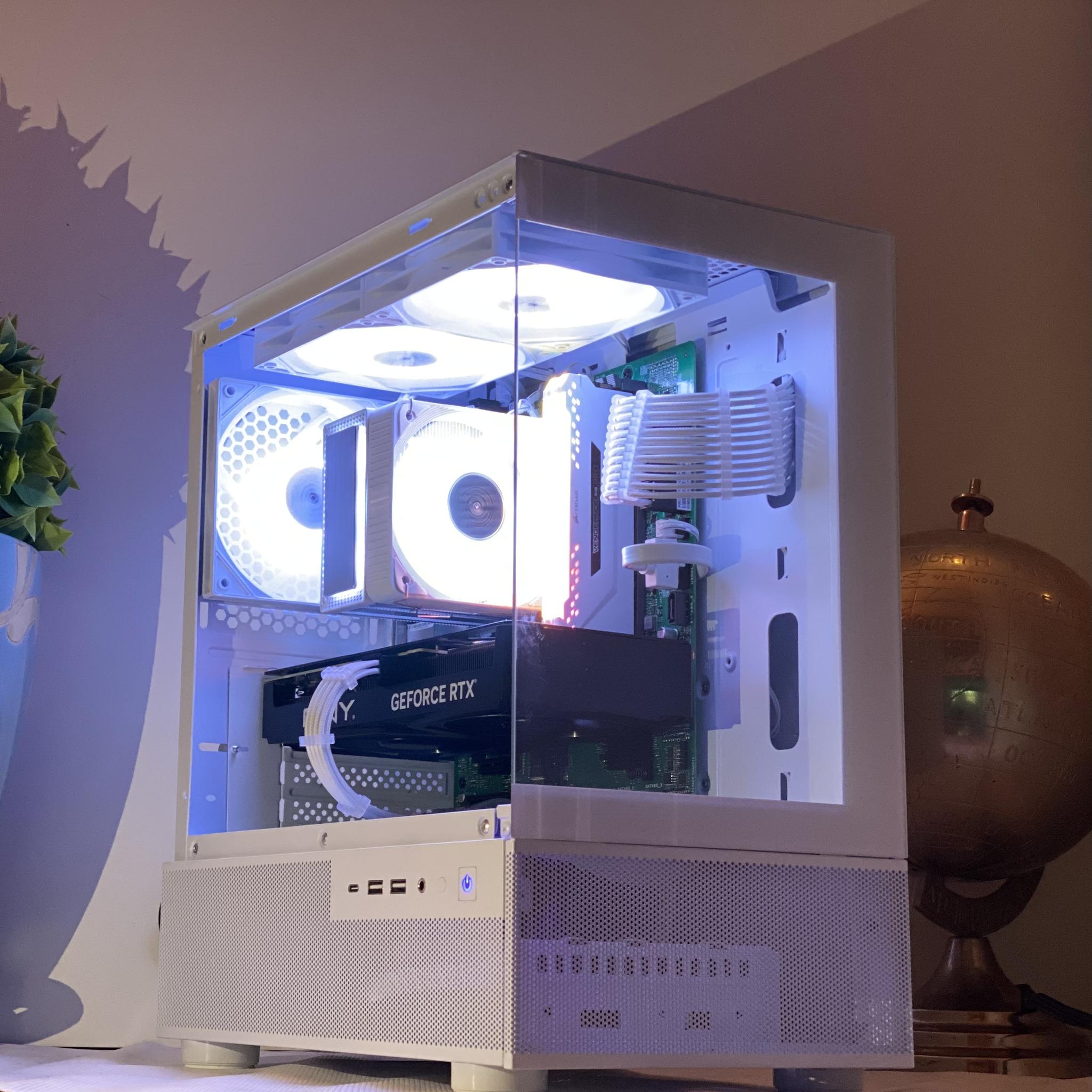 M-ATX/1440p Gaming PC⚪️ RTX 4070⚪️ Intel 13th Gen@4.6GHz⚪️ 32GB RAM⚪️ 1.5TB NVMe/SSD⚪️ Windows 11