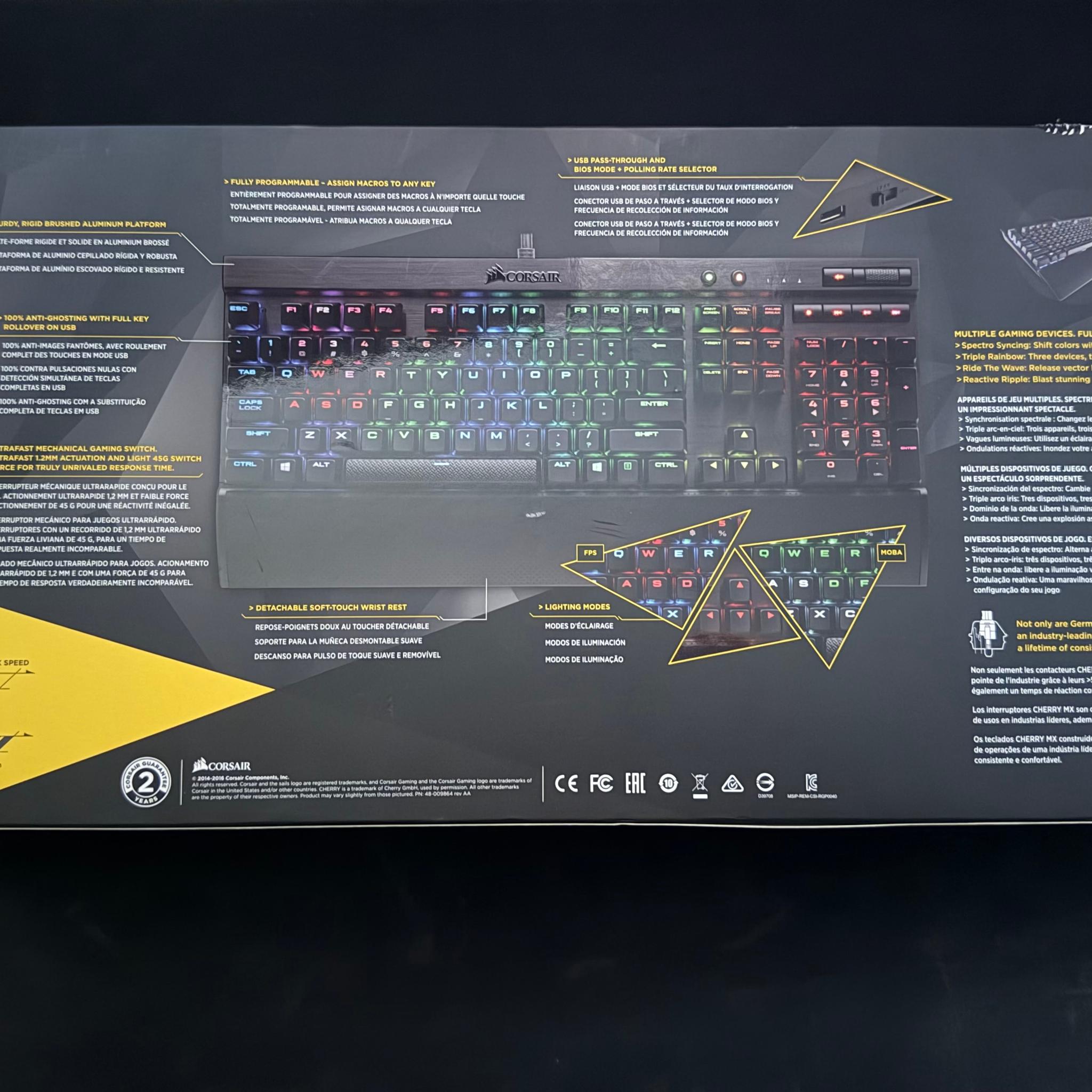 Corsair K70 RGB RAPIDFIRE