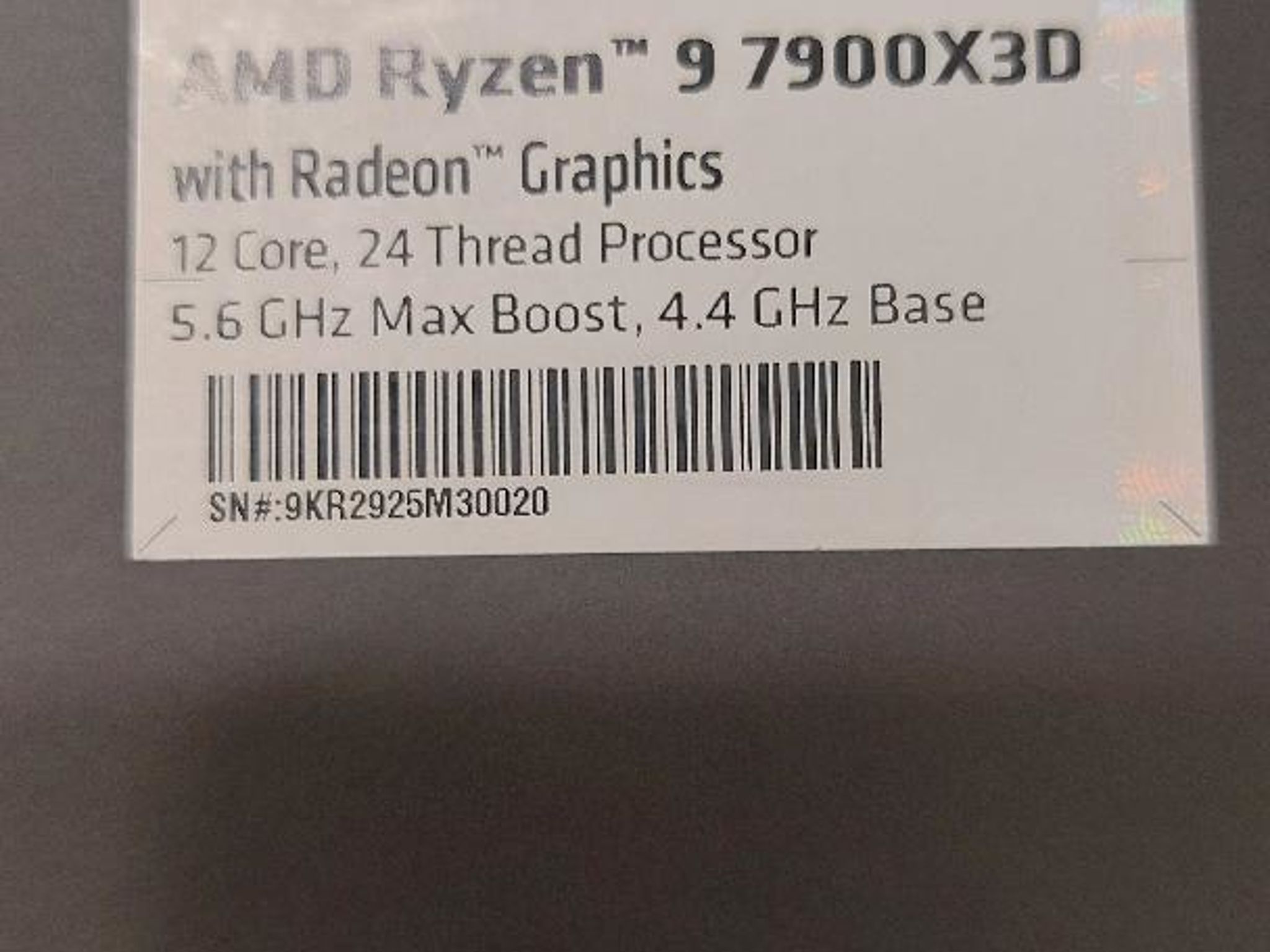 7900x3d CPU