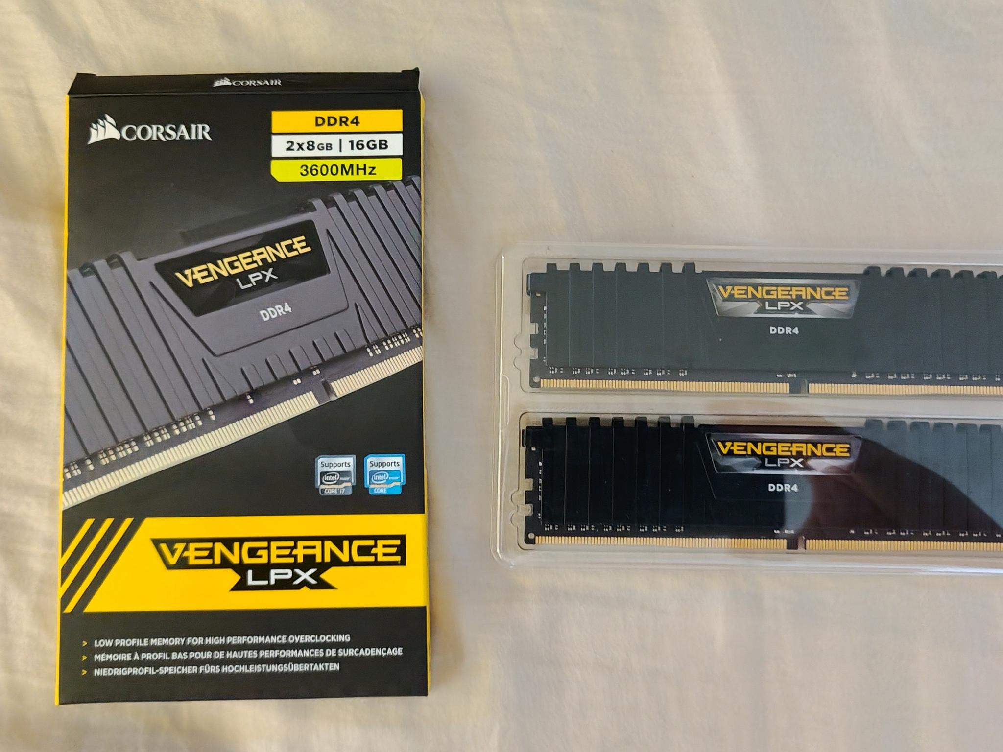 Corsair Vengeance LPX DDR4 2x8 GB 3600 MHz Ram