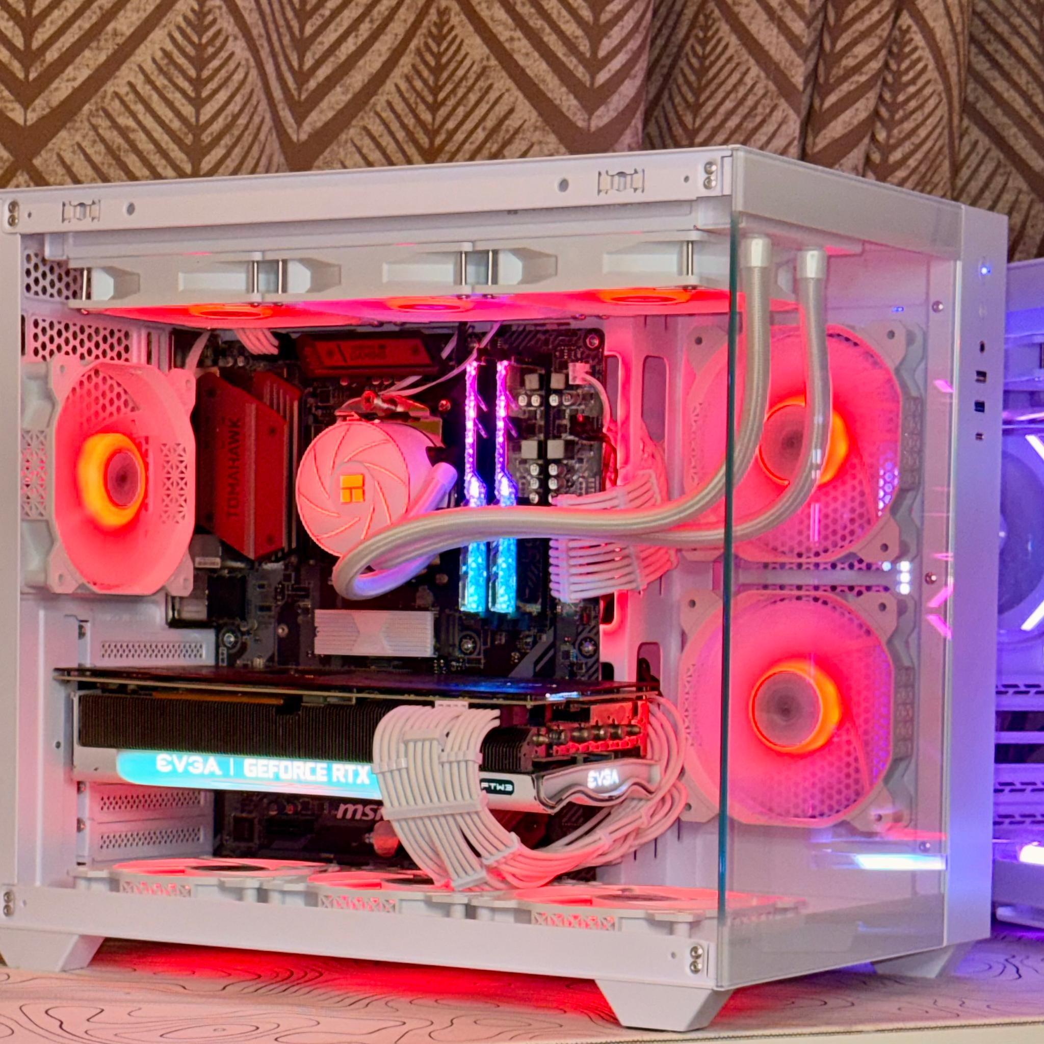 White Ranger Gaming PC | RTX 3080 FTW3 Ultr + Ryzen 7 3700X – (Free Xbox One X)