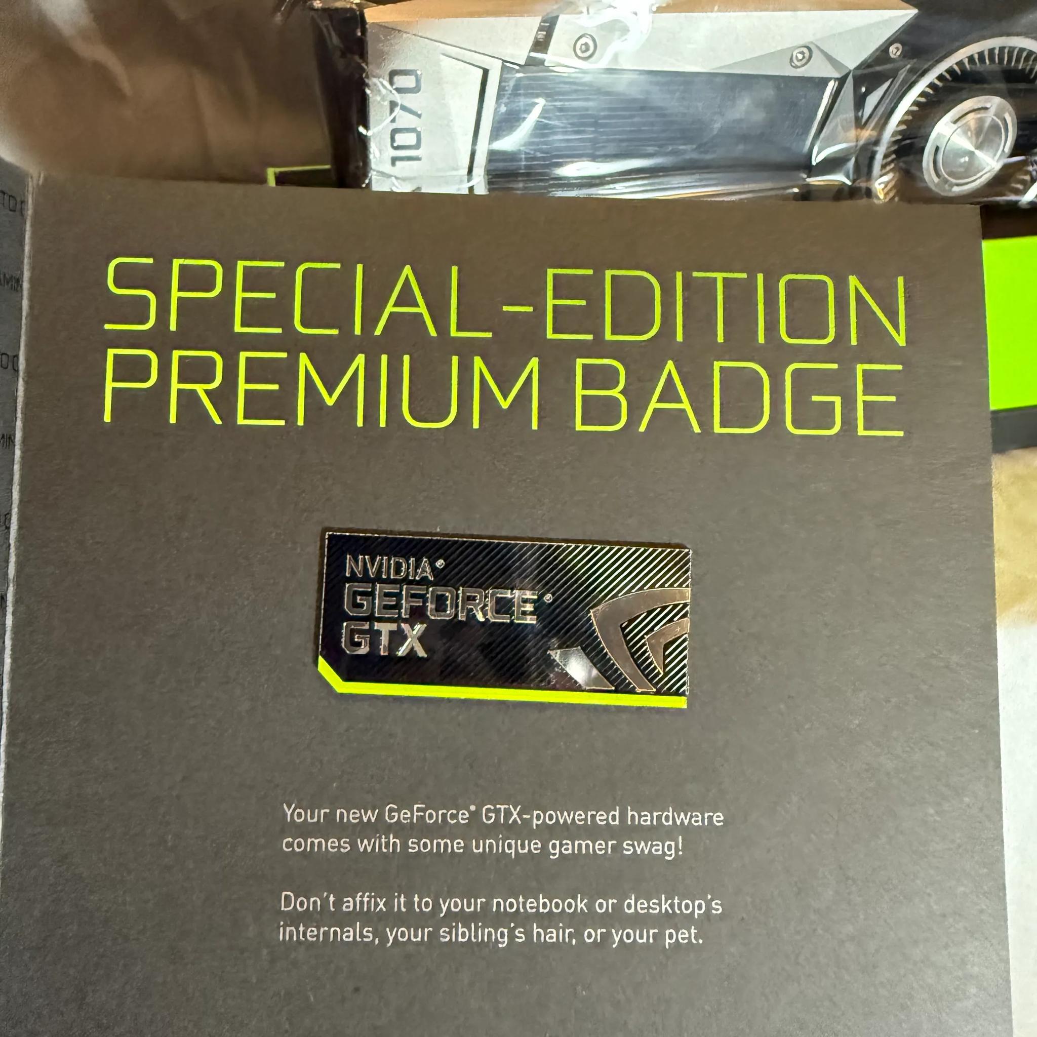 NVIDIA GeForce GTX 1070, 8GB, used, good condition, Founders Edition